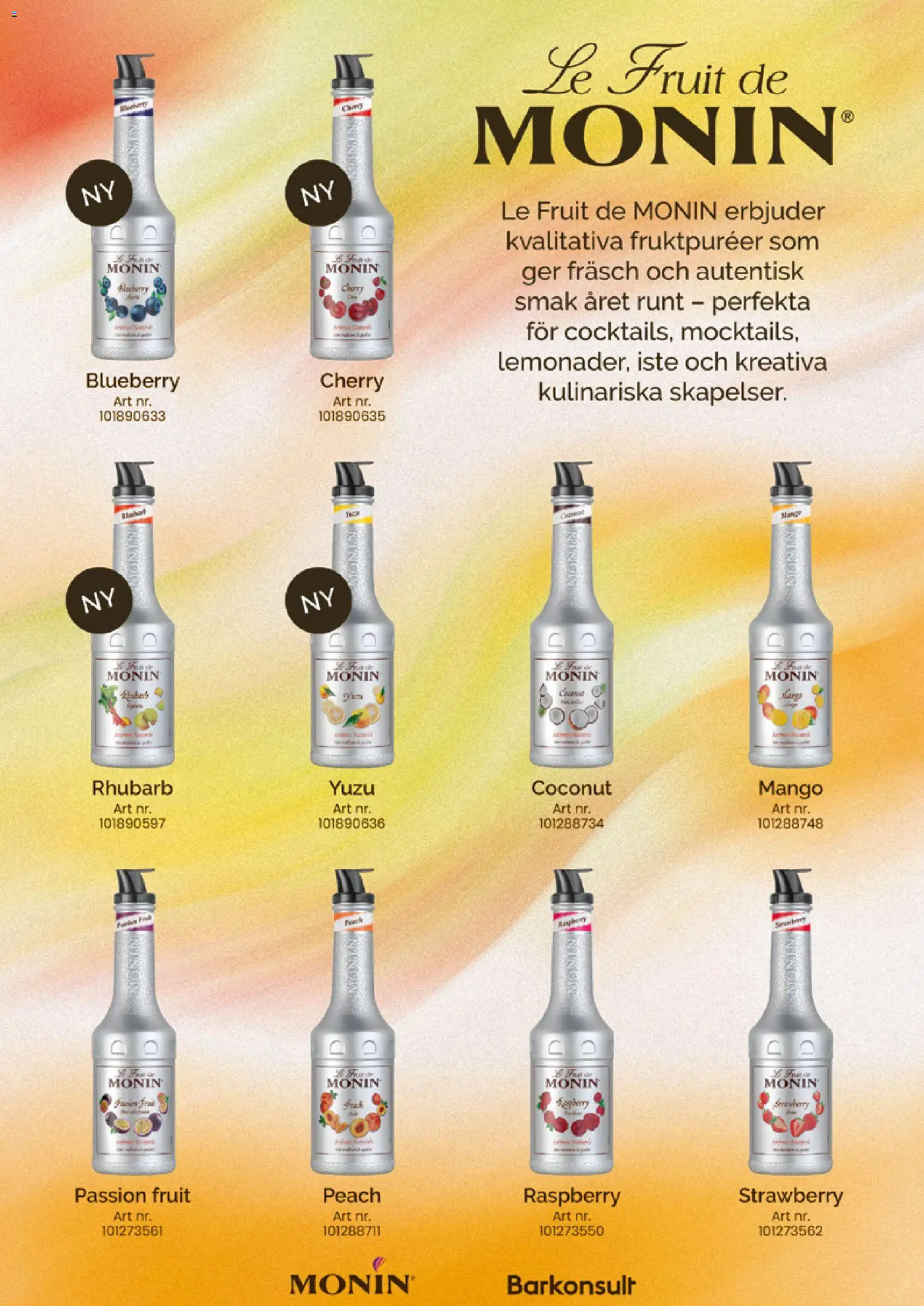 Snabbgross reklamblad aktuell från 21/09/2026 | Sida: 13 | Produkter: Monin, Iste, Mango