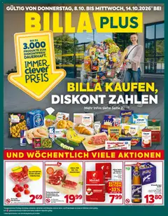 Billa Plus Flugblatt ab 08.10.2026 gültig