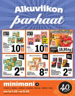 Minimani-mainoslehti voimassa 13/07/2026 alkaen