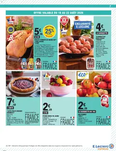 E.Leclerc - Prévisualisation de E.Leclerc La rentrée à petits prix valide à partir de 18/08/2026 | Page: 7