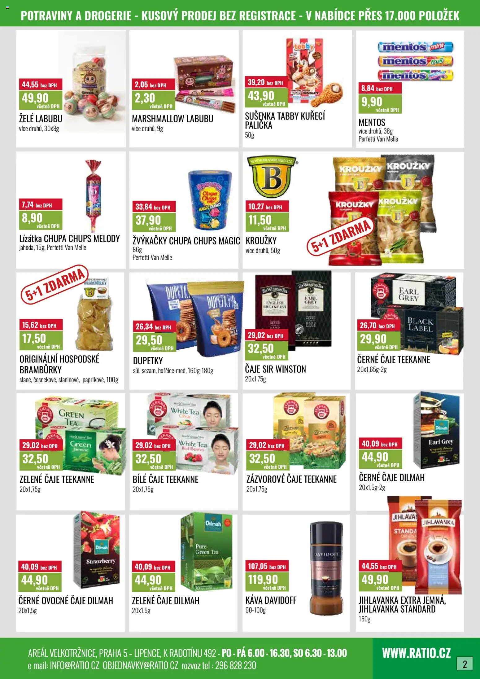 Ratio leták od 01.05.2026 | Strana: 3 | Produkty: Bramburky, Káva davidoff, Dupetky, Potraviny