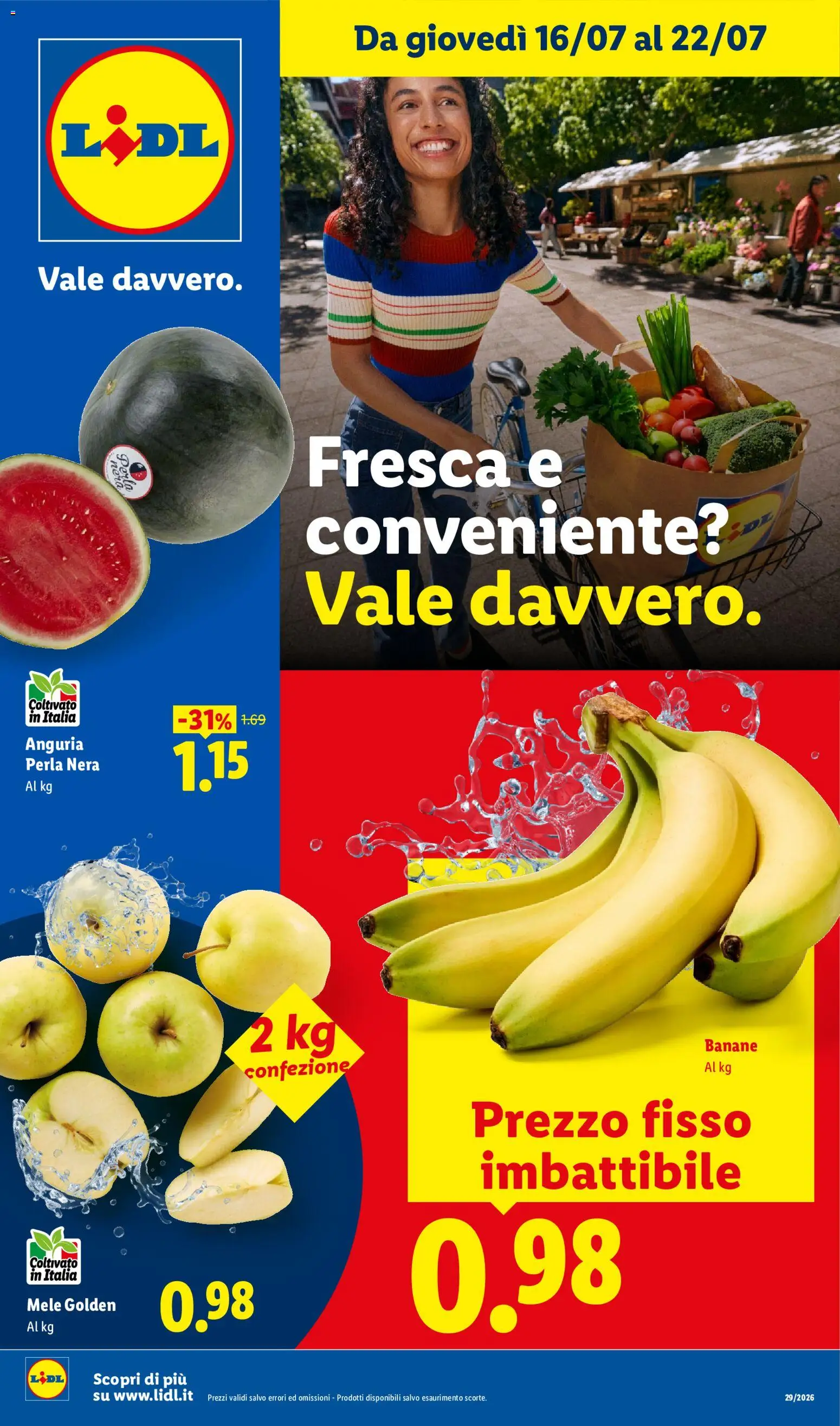 Nuovo volantino LIDL dal 16/07/2026﻿ catalogue cover