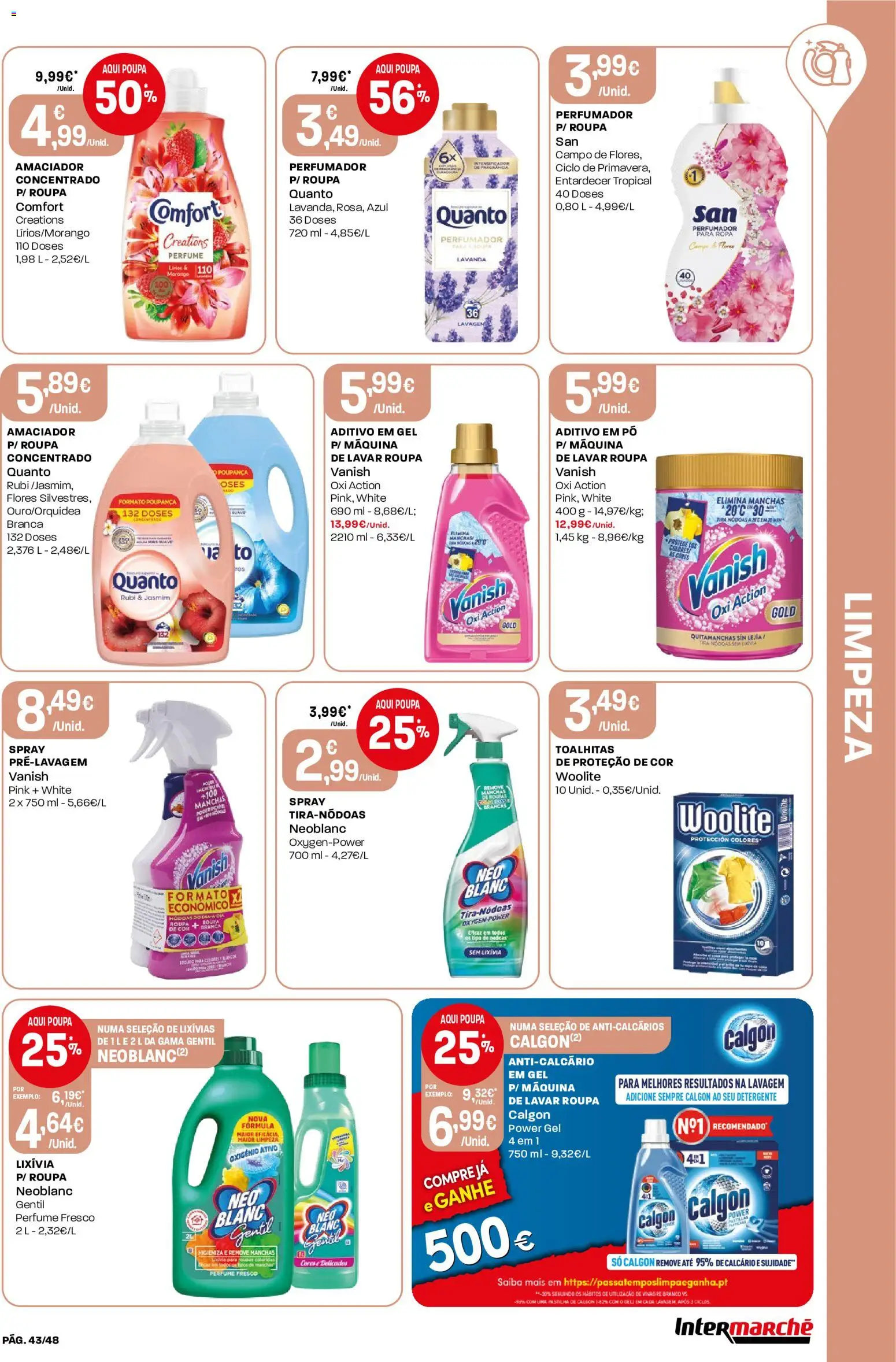 Intermarché folheto │ válido de 07.05.2026 | Página: 43 | Produtos: Perfume, Fragrância, Pó, Detergente