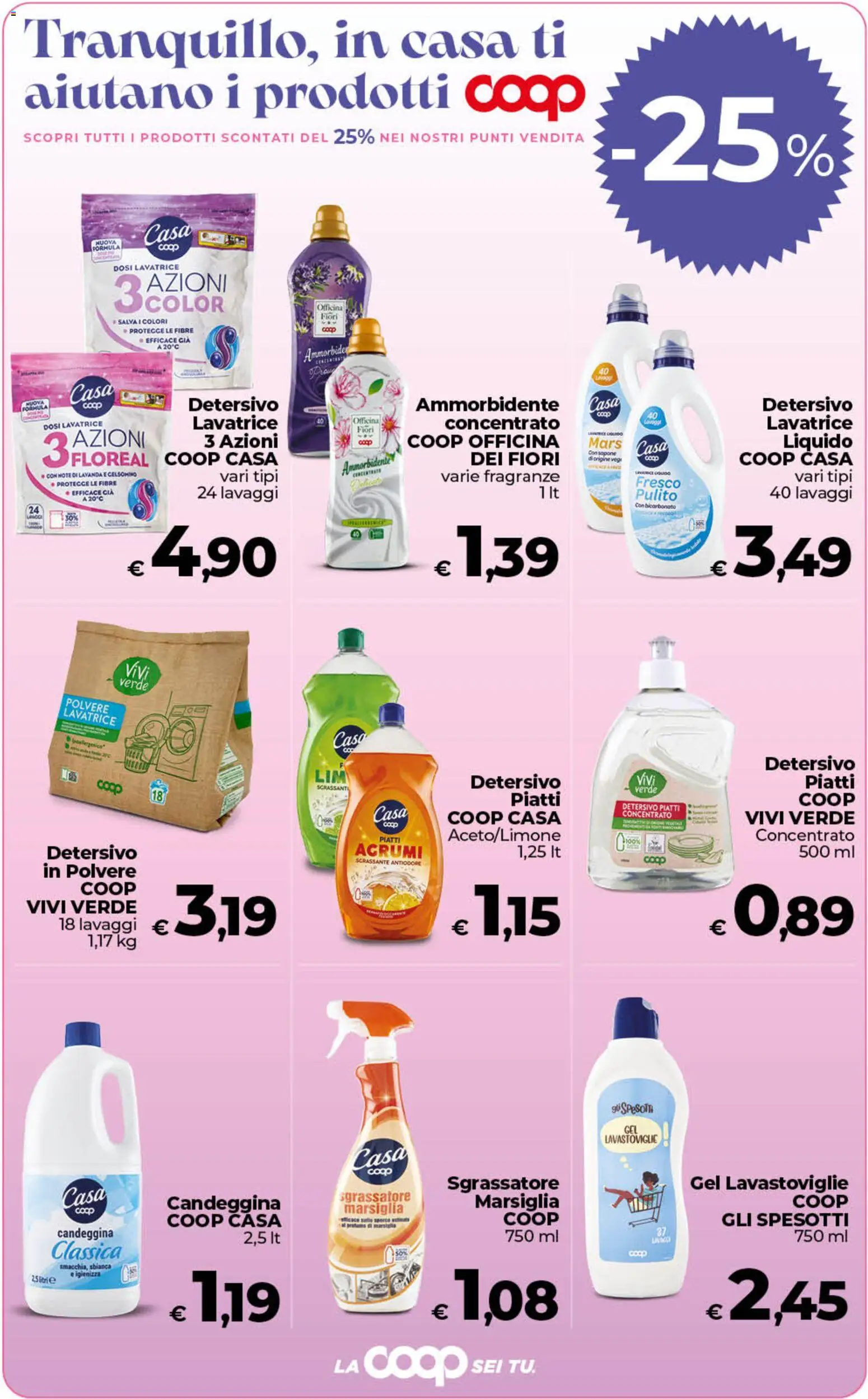 Volantino Ipercoop del 07.04.2026 | Pagina: 10 | Prodotti: Ammorbidente, Candeggina, Lavatrice, Lavastoviglie