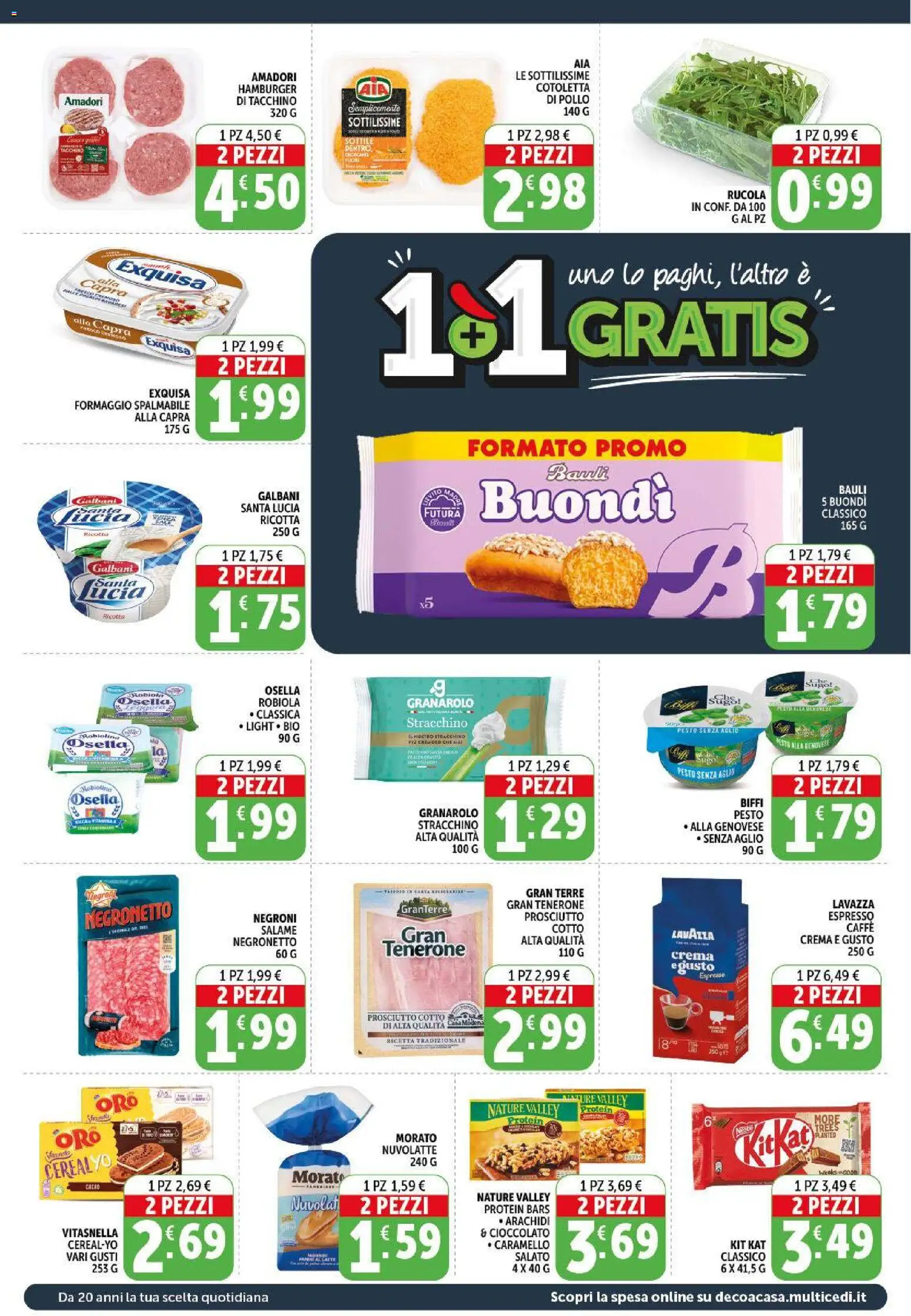 Volantino Decò del 09.04.2026 | Pagina: 2 | Prodotti: Rucola, Tacchino, Pesto, Robiola