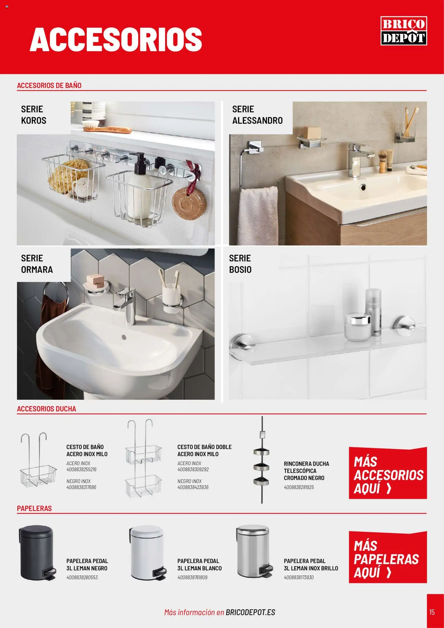 Brico Depôt Baños │ válido desde el 02/03/2026 | Página: 15 | Productos: Baño, Ducha