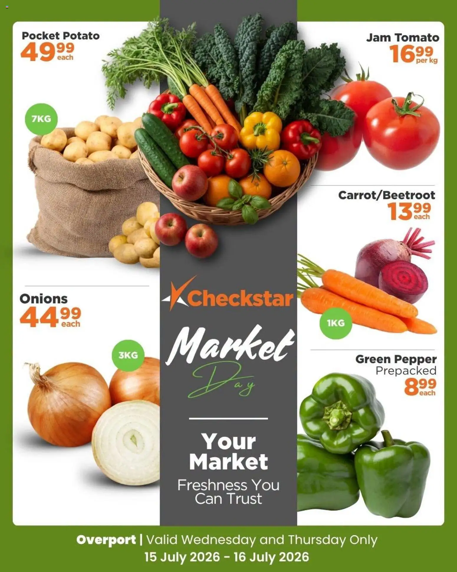 New Check Star catalogue – valid from 15/07/2026 | Page: 1 | Products: Jam, Onions, Pepper