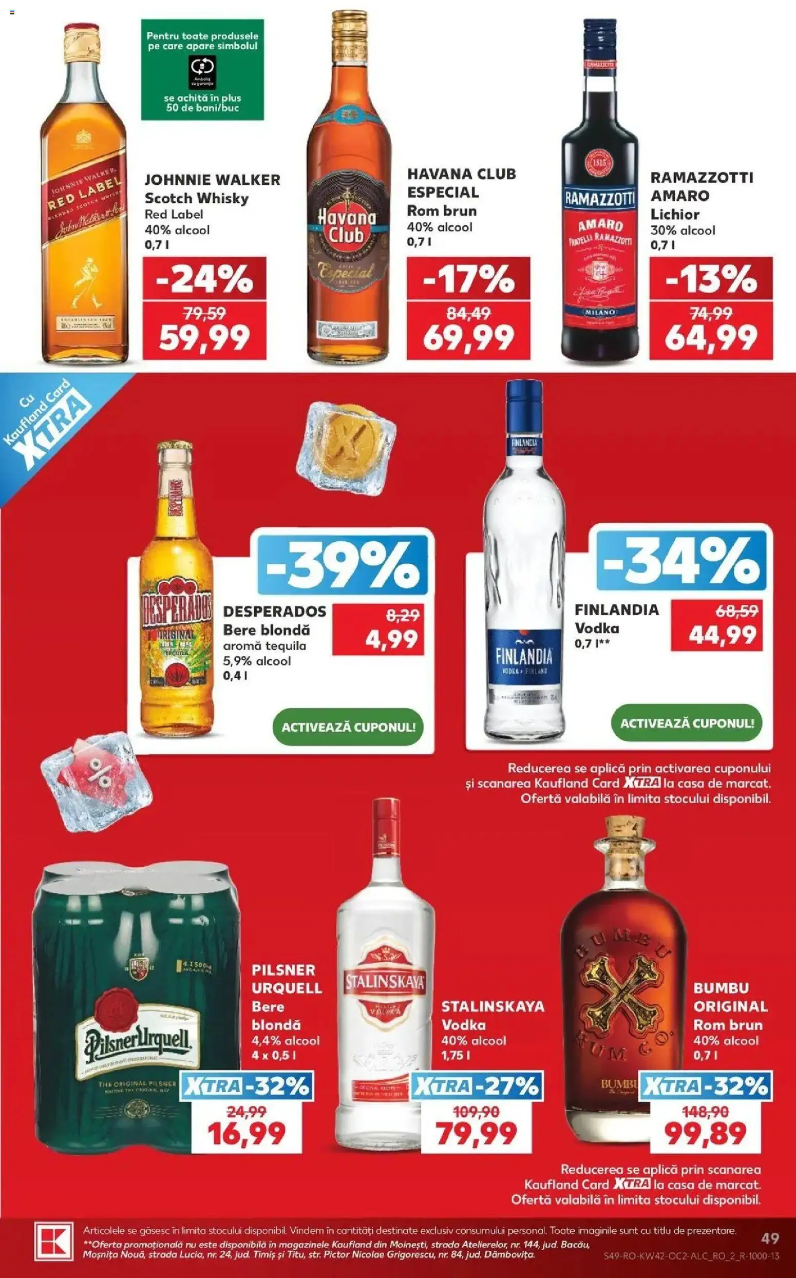 Kaufland Craiova 14.10.2026 - Revista si Oferta | Pagină: 49 | Produse: Aplică, Finlandia, Bere, Vodka