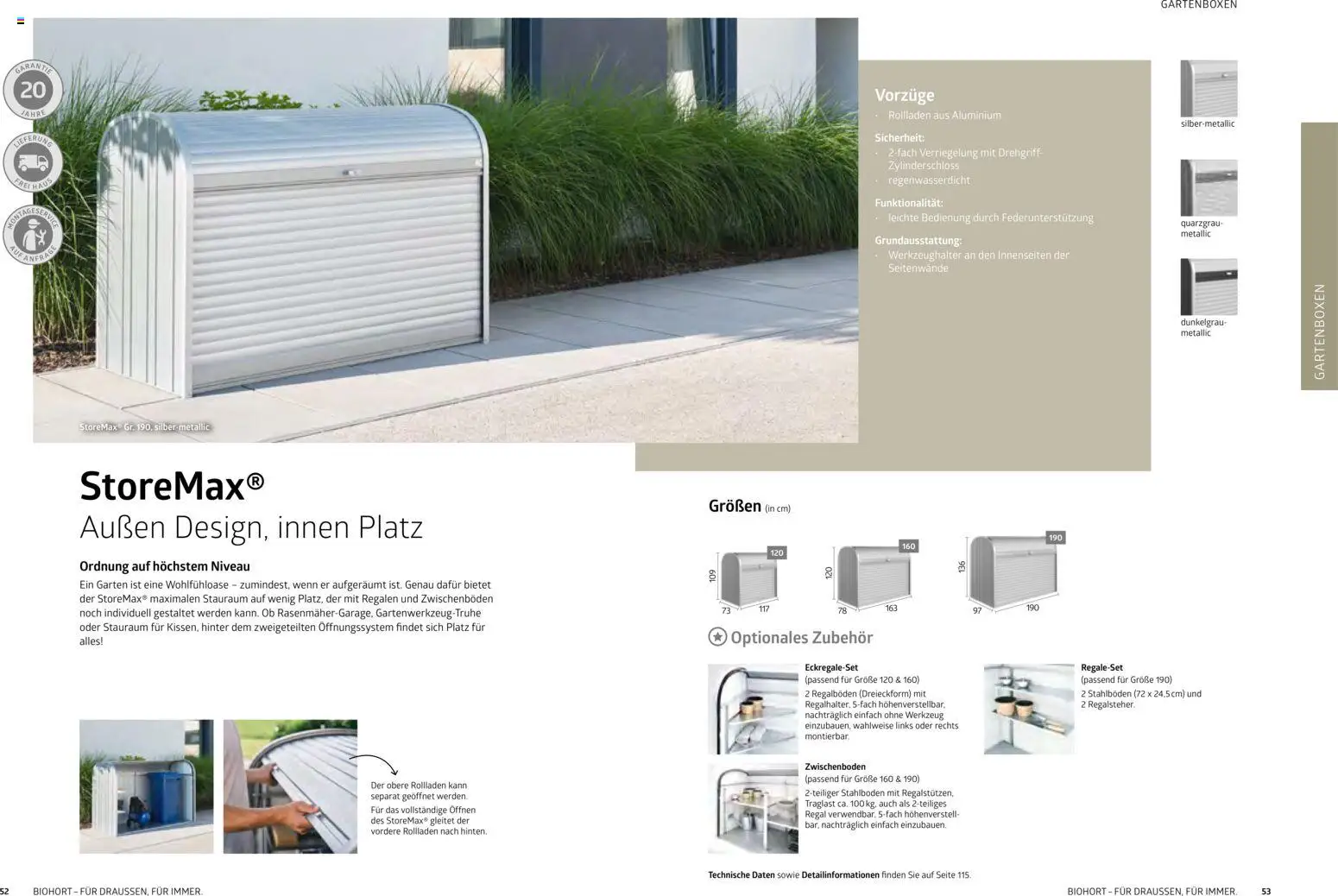 Dehner  Biohort – Metall für Garten & Terrasse gültig ab 05.01.2026 | Seite: 27 | Produkte: Regal
