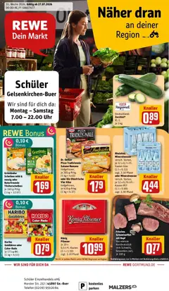 Rewe Prospekt Gelsenkirchen ab 27.07.2026 gültig