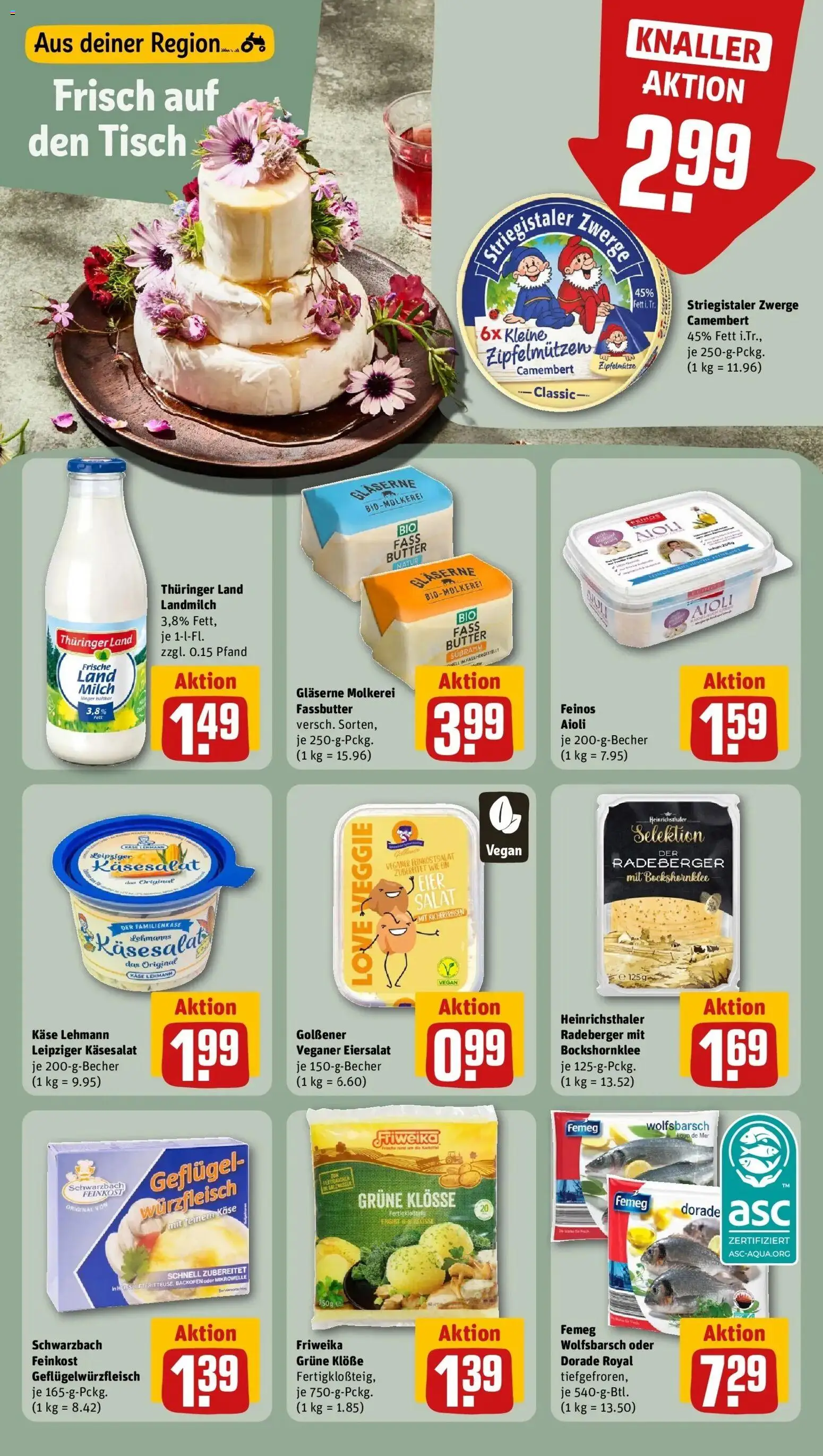 REWE Prospekt ab 12.10.2026 zum Blättern » Angebote | Seite: 11 | Produkte: Mikrowelle, Milch, Käse, Camembert