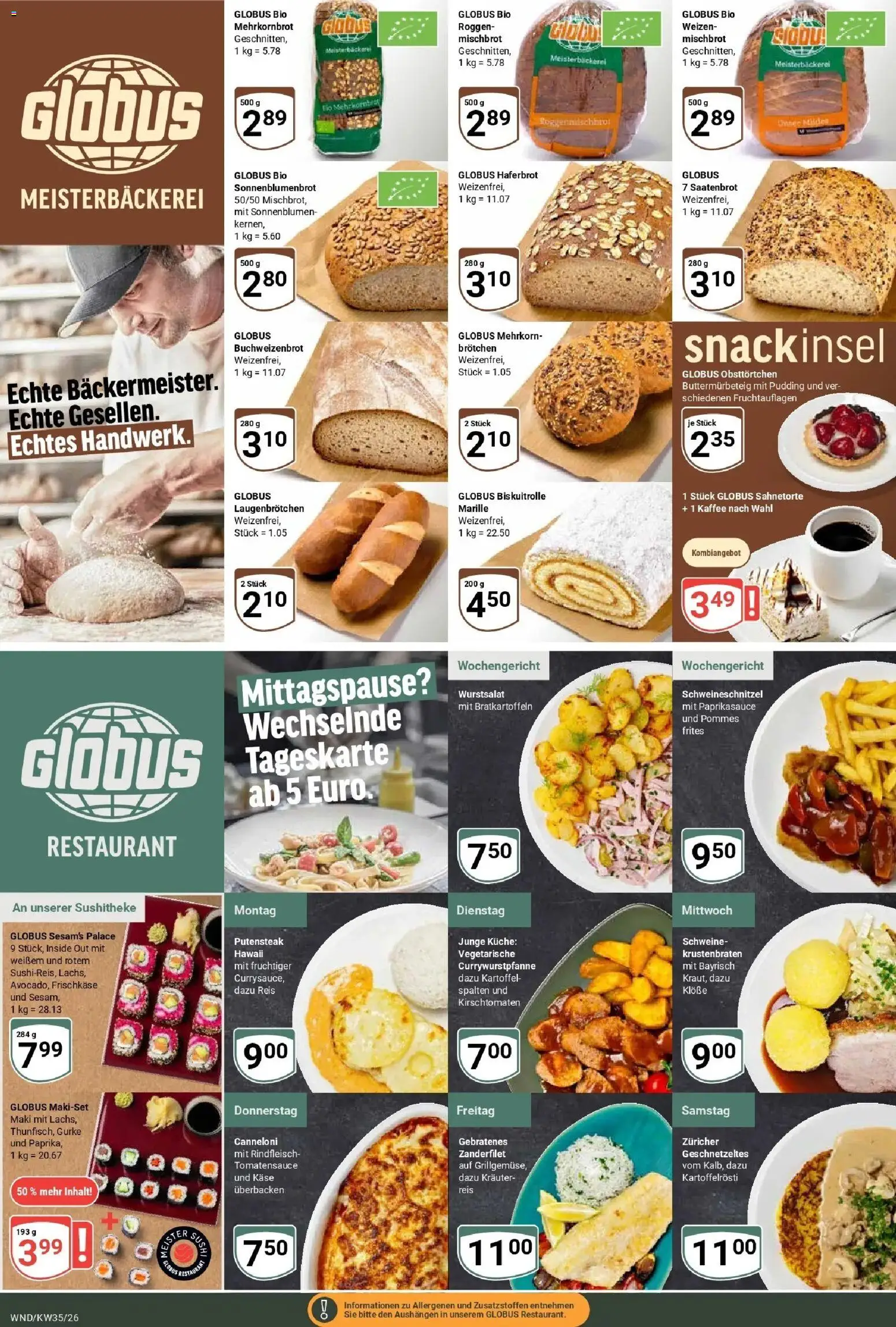 Globus Prospekt St. Wendel (ab 24.08.2026) » Angebote online | Seite: 8 | Produkte: Käse, Pudding, Rindfleisch, Frischkase