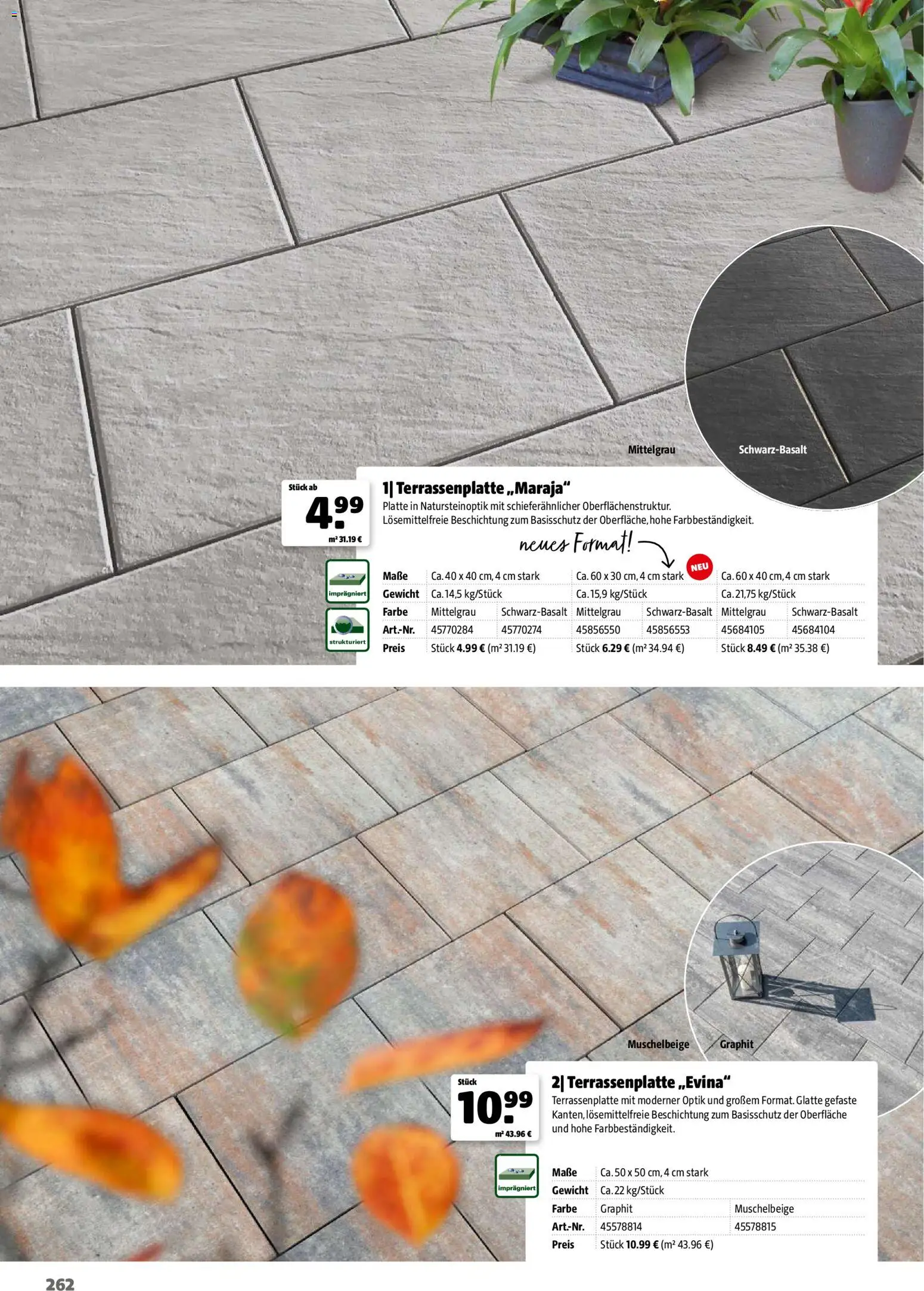 Hagebau Gartenjahr gültig ab 13.03.2026 | Seite: 262 | Produkte: Gewicht