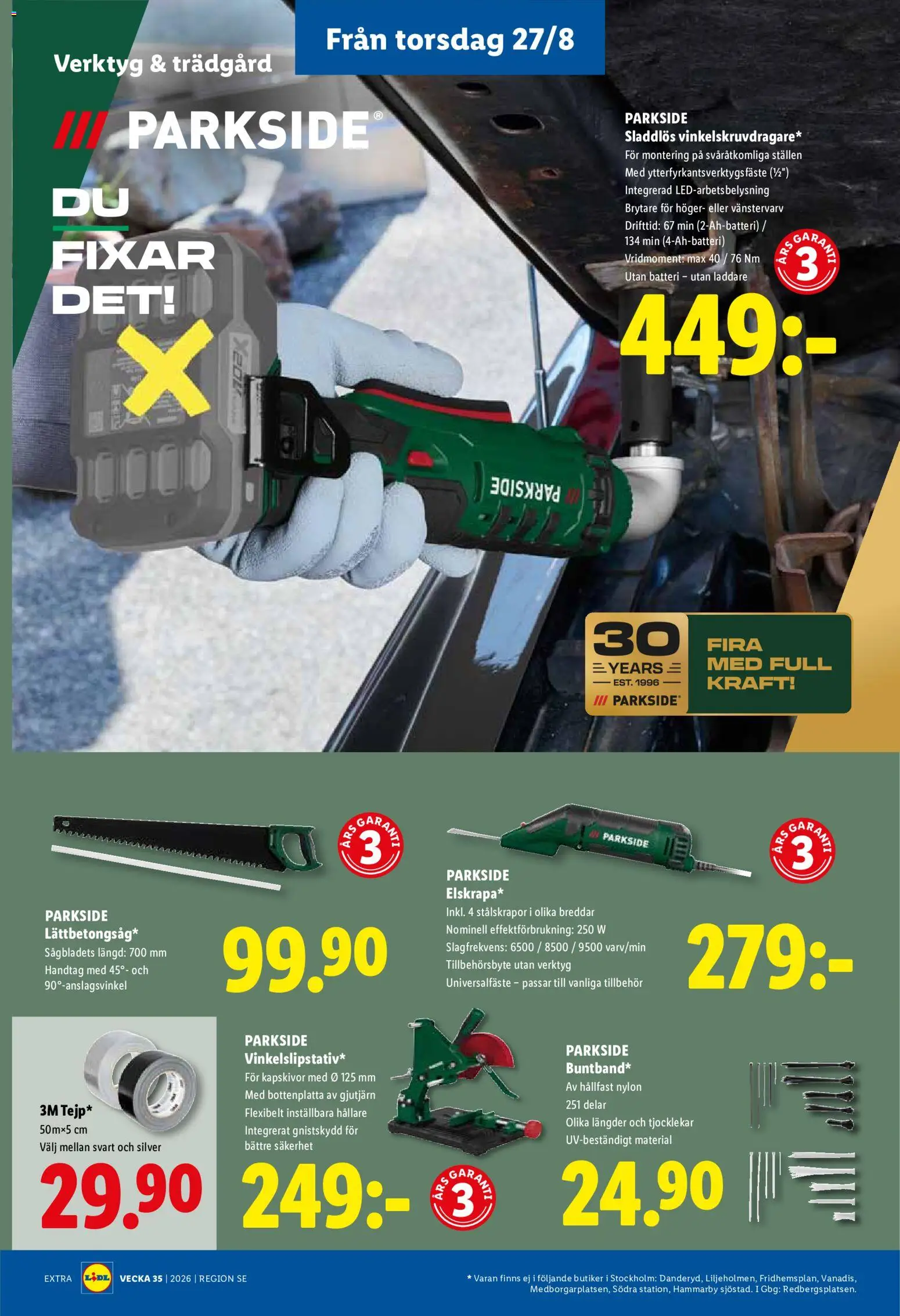 Lidl reklamblad aktuell från 24/08/2026 | Sida: 24 | Produkter: Verktyg, Batteri, Tillbehör, Laddare