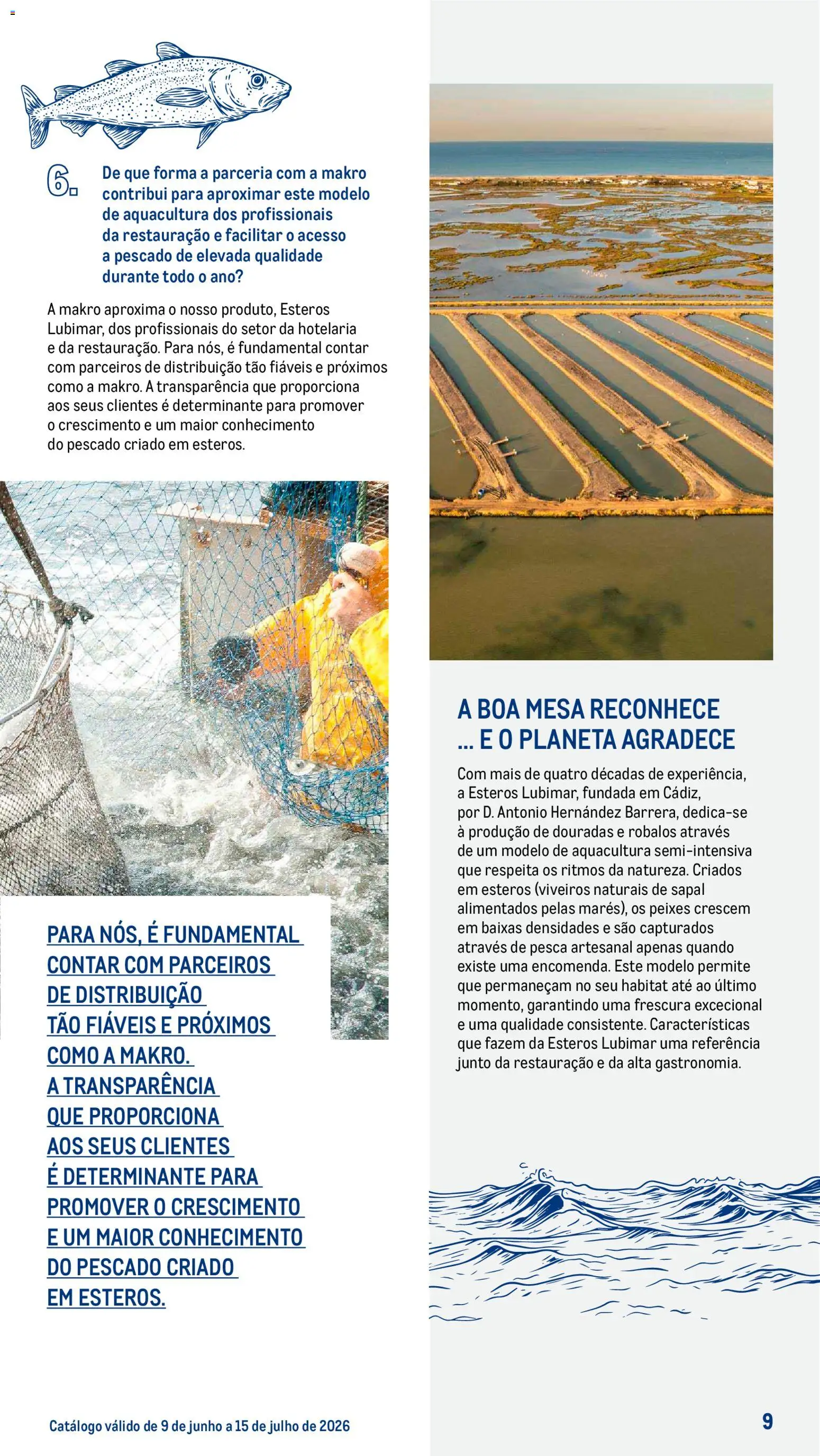 Makro Especial Peixe e Marisco │ válido de 20/07/2026 | Página: 9 | Produtos: Mesa