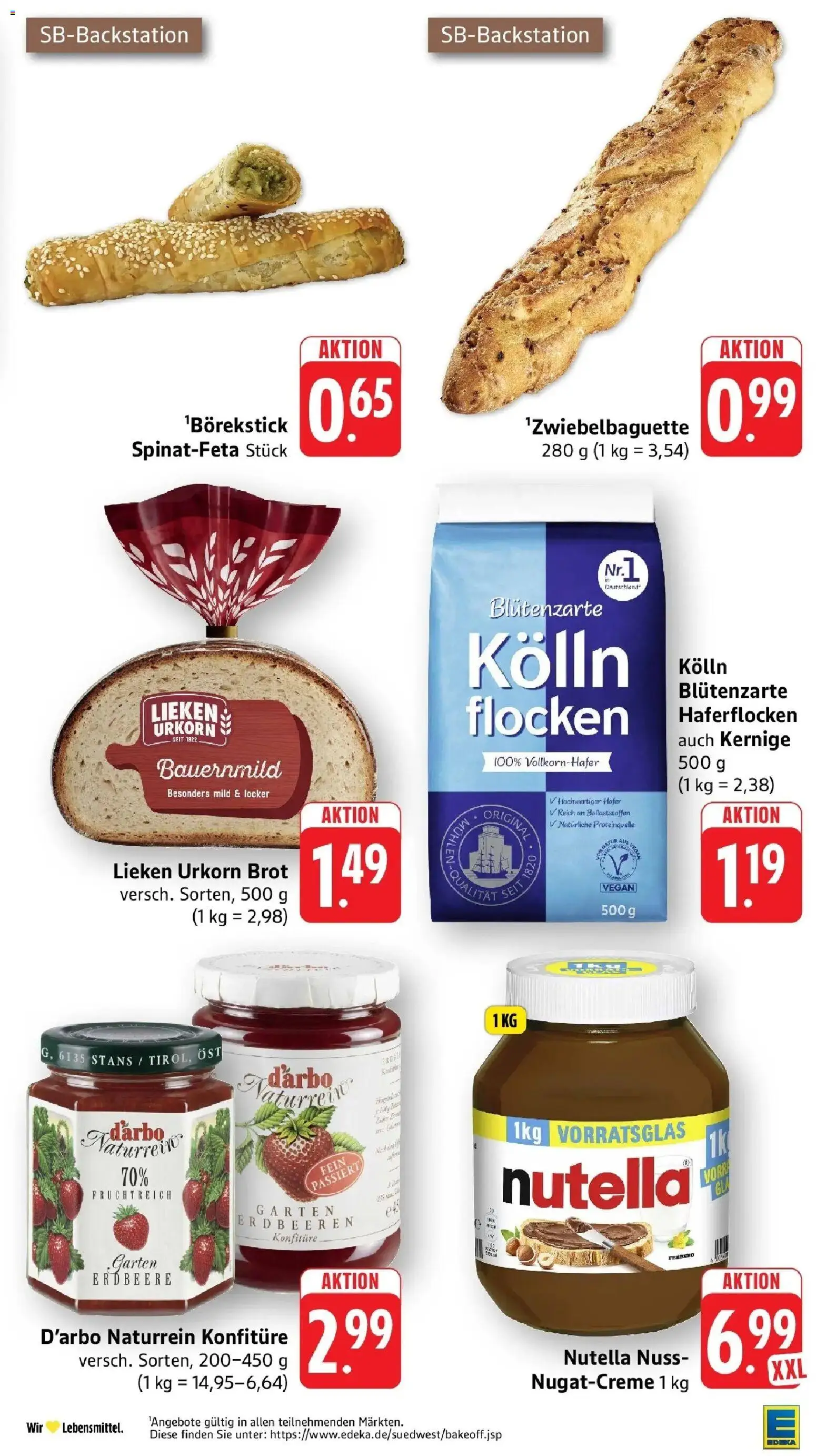 Edeka prospekt Ettenheim – gültig ab 08.06.2026 | Seite: 27 | Produkte: Kolln, Nutella, Brot, Erdbeeren