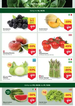 MPREIS Flugblatt ab 03.06.2026 gültig | Seite: 2 | Produkte: Salat, Gemüse, Obst, Wassermelone