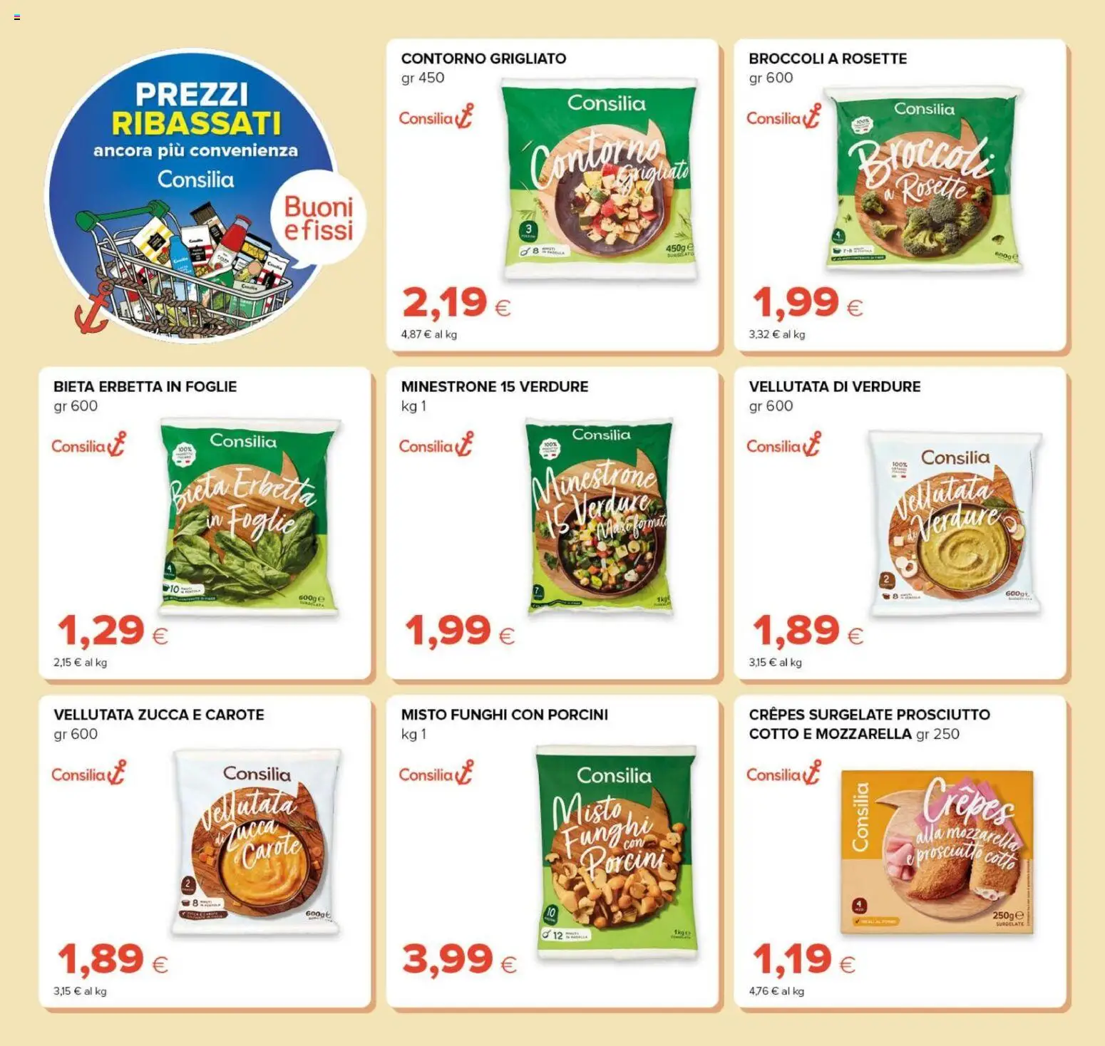 Volantino Tigre del 21/10/2026 | Pagina: 6 | Prodotti: Prosciutto Cotto, Carote, Prosciutto, Zucca