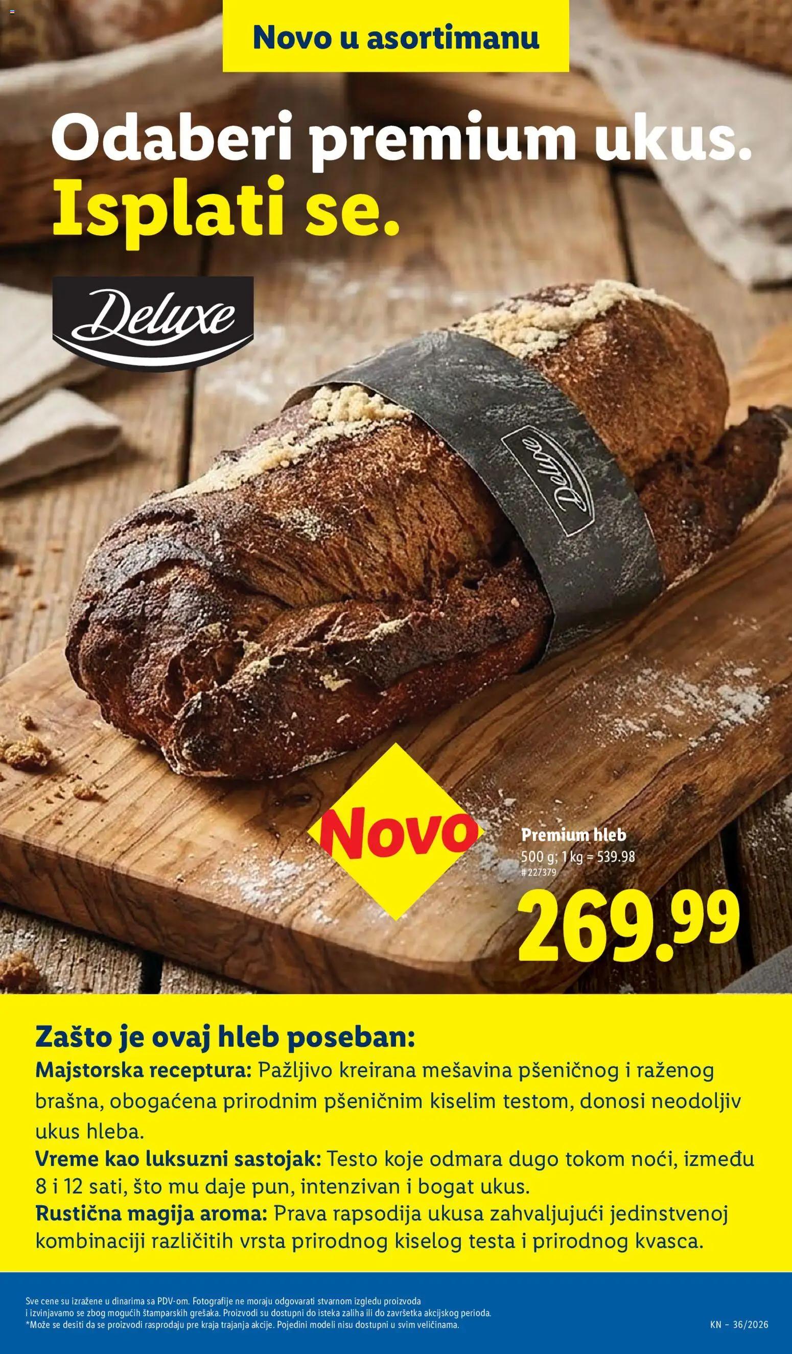 Lidl katalog - važi od 03.09.2026 | Strana: 27 | Proizvode: Sto, Testo, Hleb