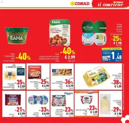 Anteprima del volantino KEFIR DA BERE PIACERSI CONAD - pompelmo guava - avocado limone 6x100 g, KEFIR DA BERE PIACERSI CONAD - pompelmo guava - avocado limone valido a partire dal 07/10/2026 | Pagina: 29 | Prodotti: Tacchino, Pomodoro, Pesto, Terra