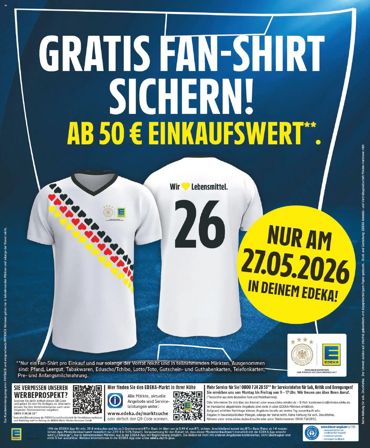 Edeka Prospekt – gültig ab 26.05.2026 | Seite: 20 | Produkte: T-Shirt