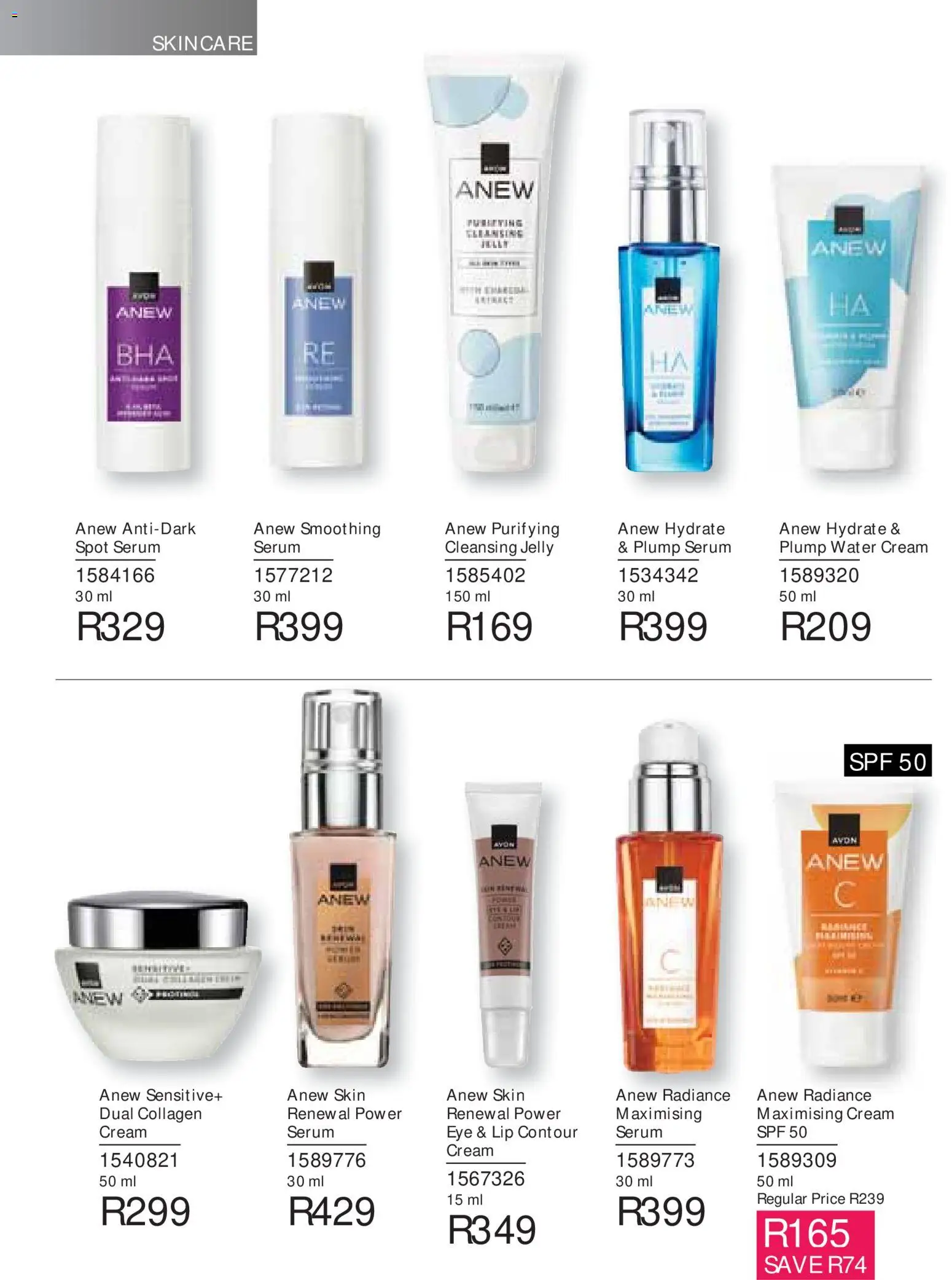 New Avon catalogue – valid from 01/10/2026 | Page: 98 | Products: Serum, Cream cream, Cream, Water