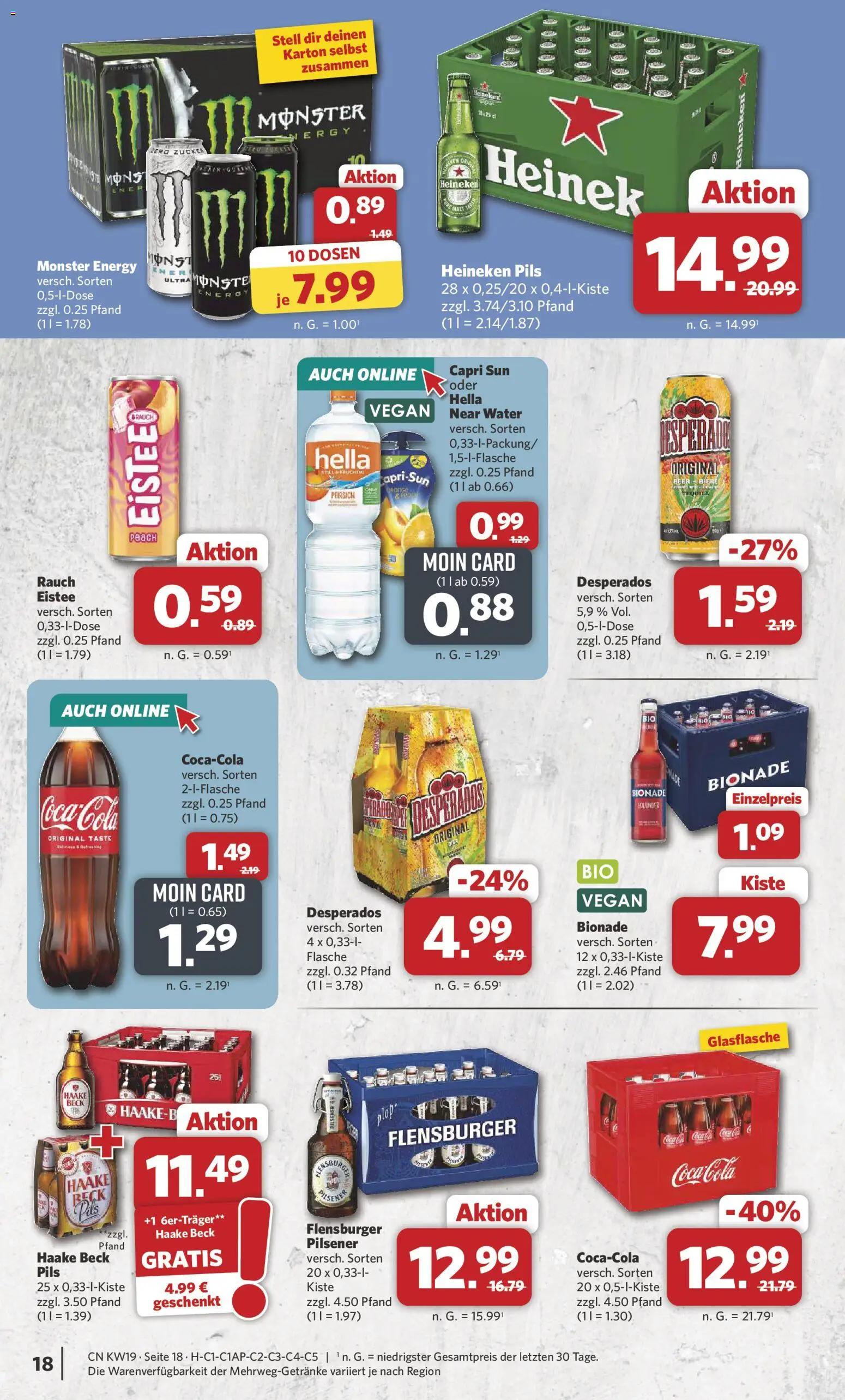 Combi Prospekt 	 – gültig ab 04.05.2026 | Seite: 18 | Produkte: Capri sun, Energy, Monster, Zucker