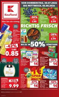 Náhled letáku Kaufland Německo leták - Bremen od 30.07.2026