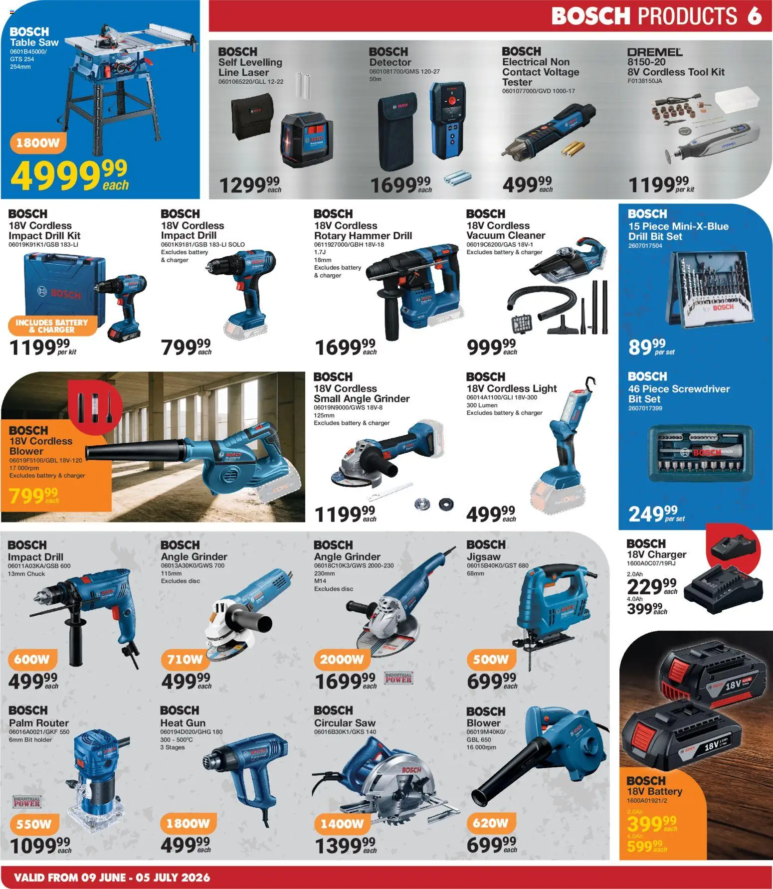 New MICA catalogue – valid from 09.06.2026 | Page: 6 | Products: Router, Drill, Table, Light