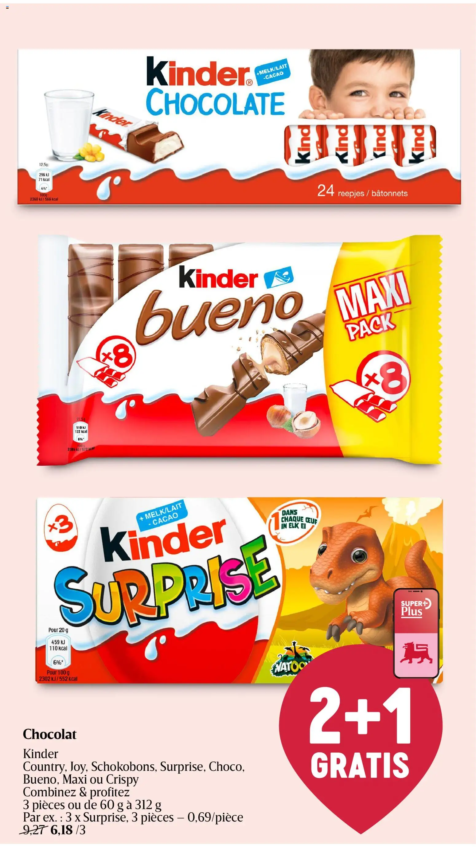 {H1} | Pagina: 31 | Producten: Cacao, Kinder