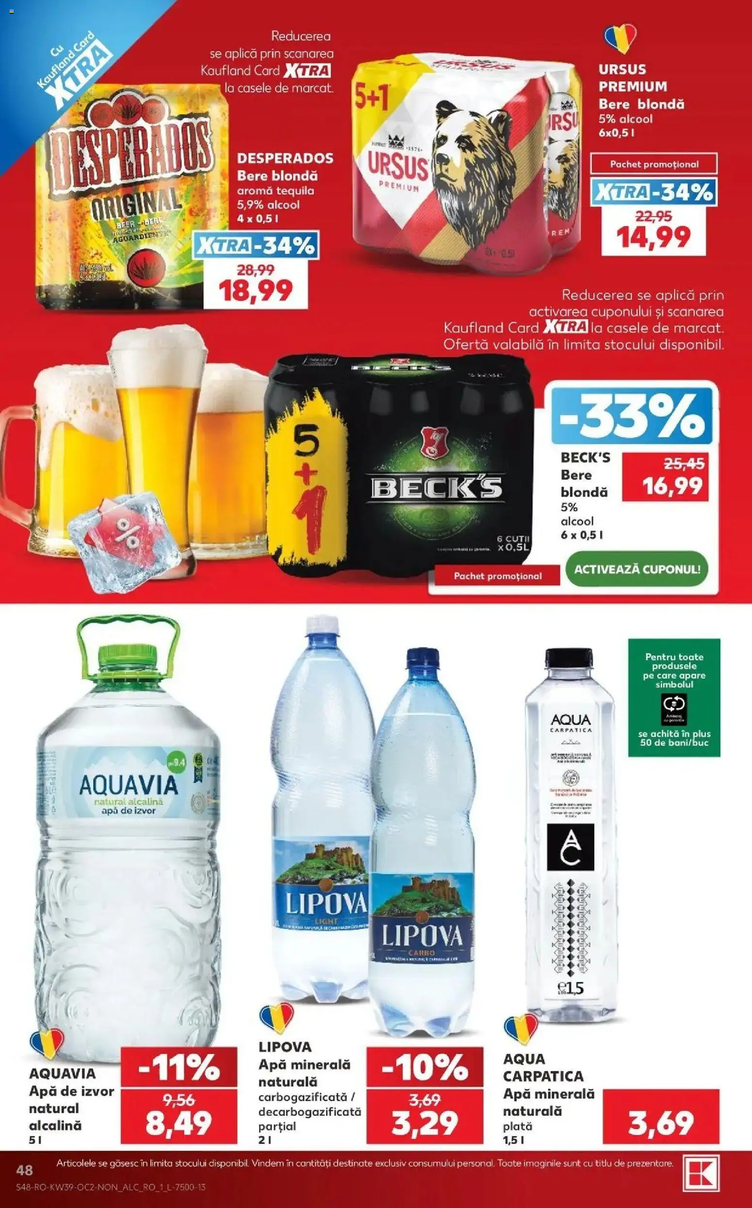 Kaufland Viseu de Sus 23.09.2026 - Revista si Oferta | Pagină: 48 | Produse: Premium, Ursus, Aplică, Plus
