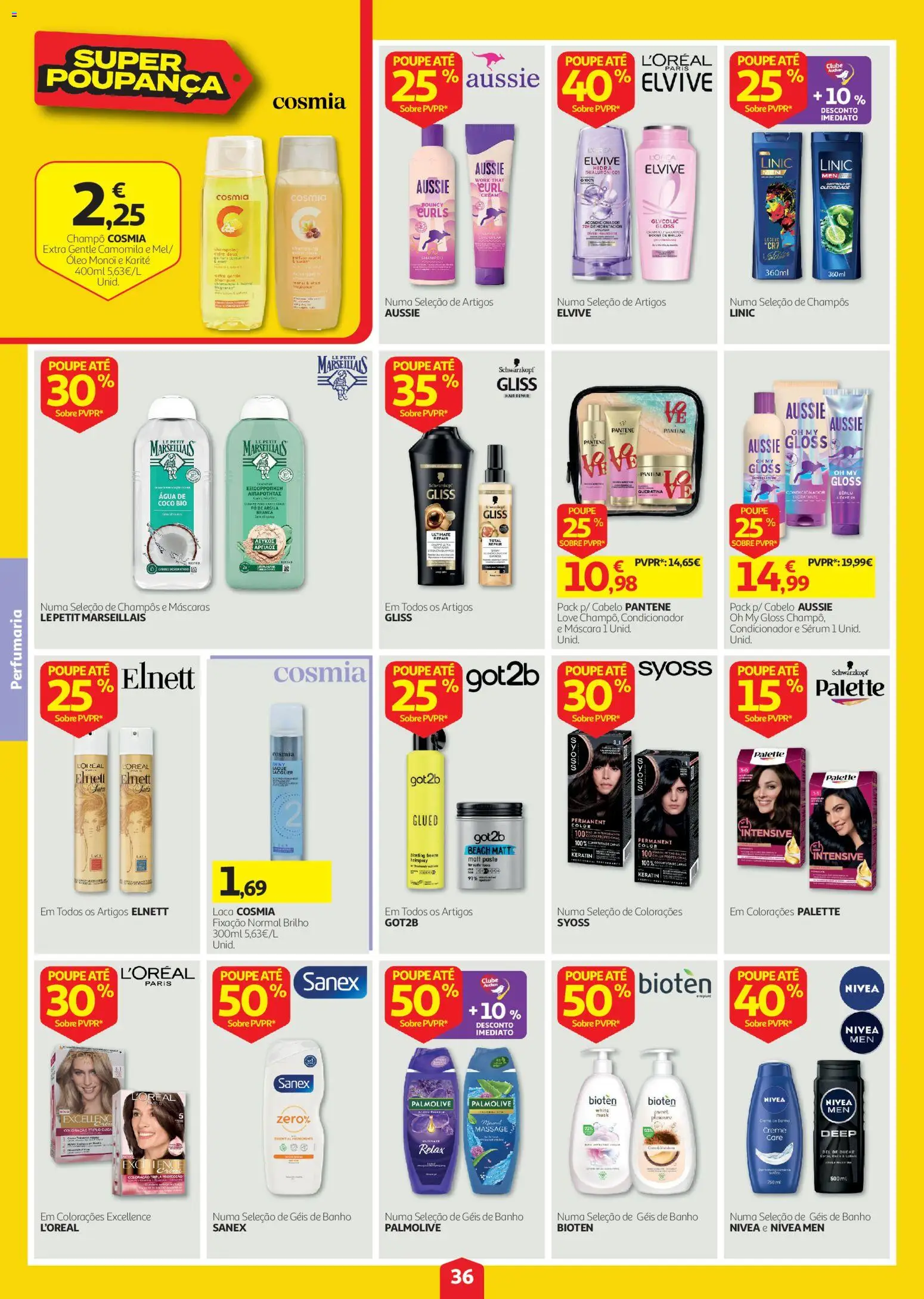 Auchan folheto │ válido de 20/08/2026 | Página: 36 | Produtos: Shampoo, Condicionador, Coco, Creme