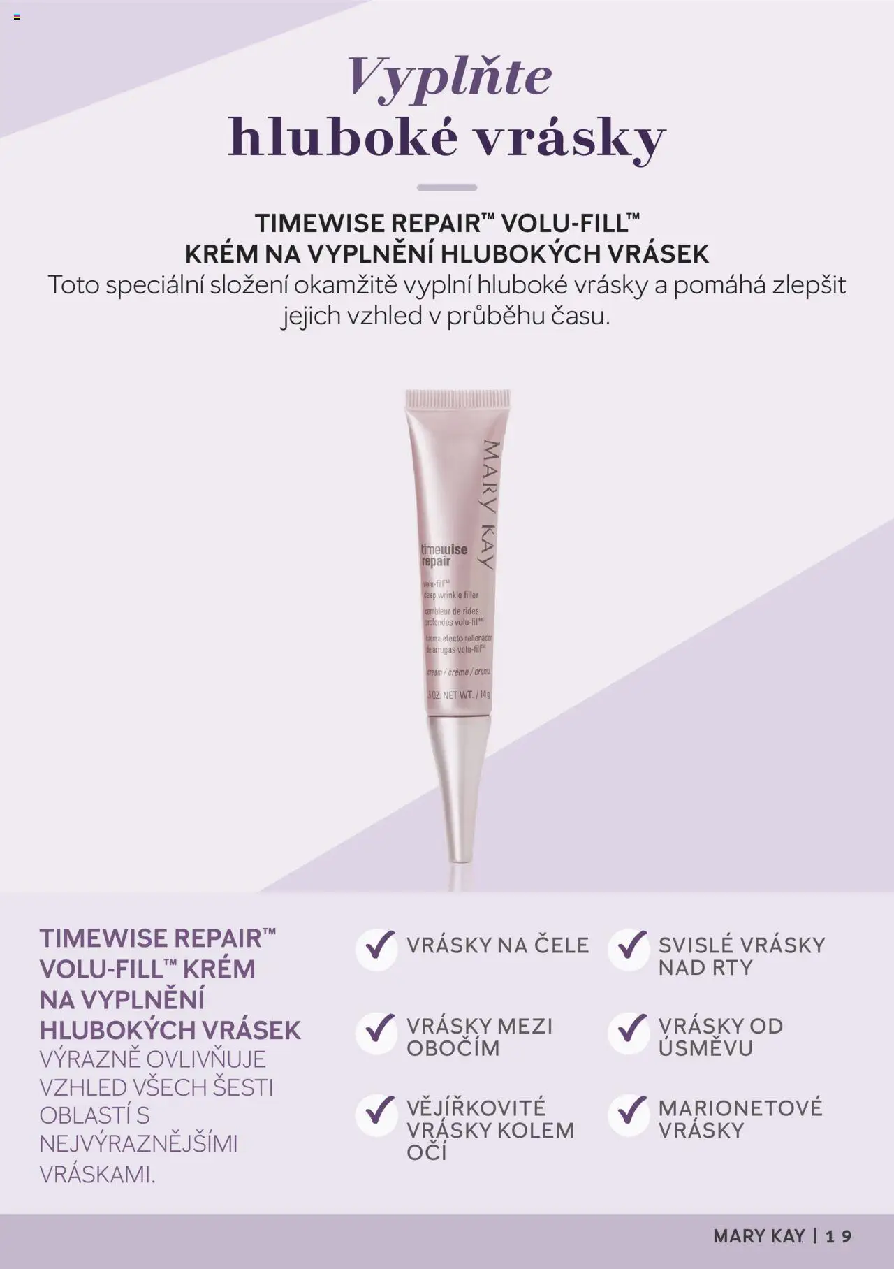 Mary Kay katalog - TimeWise Repair od 20.11.2023 | Strana: 19 | Produkty: Krém, Crema