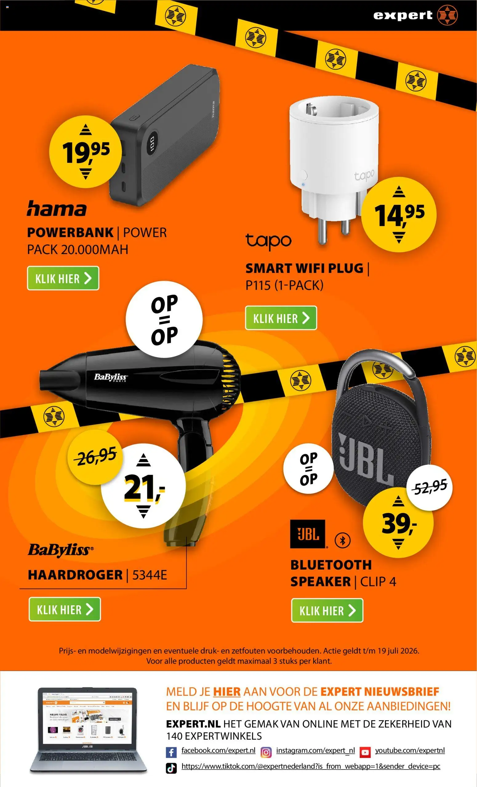 {H1} | Pagina: 15 | Producten: Haardroger, Speaker, Bluetooth