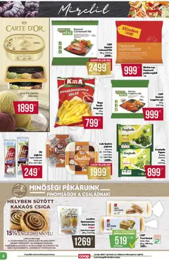 COOP - Abc & szuper / Alföld Pro-Coop Zrt. - amely érvényes a következő dátumtól: 2026.08.21. | Oldal: 6 | Termékek: Zöldborsó, Kenyér, Toast kenyér, Csiga
