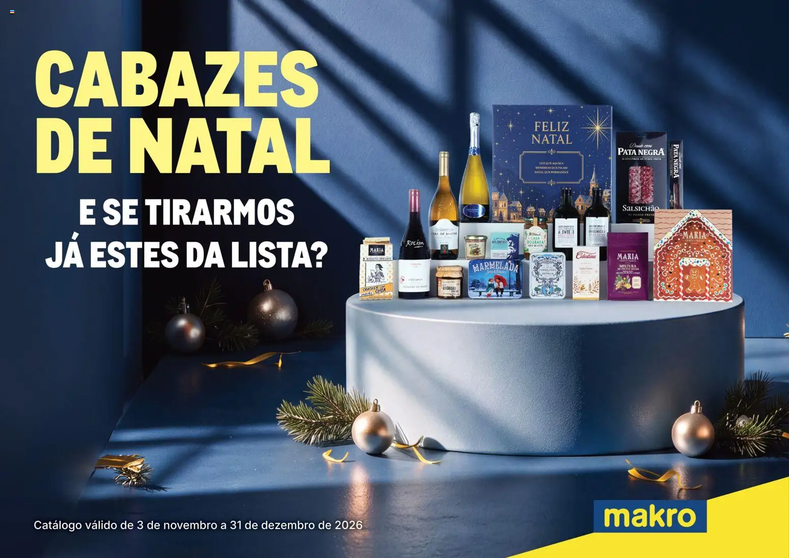 Makro - Cabazes de Natal 2026 │ válido de 03/11/2026 | Página: 1 | Produtos: Dourada, Marmelada