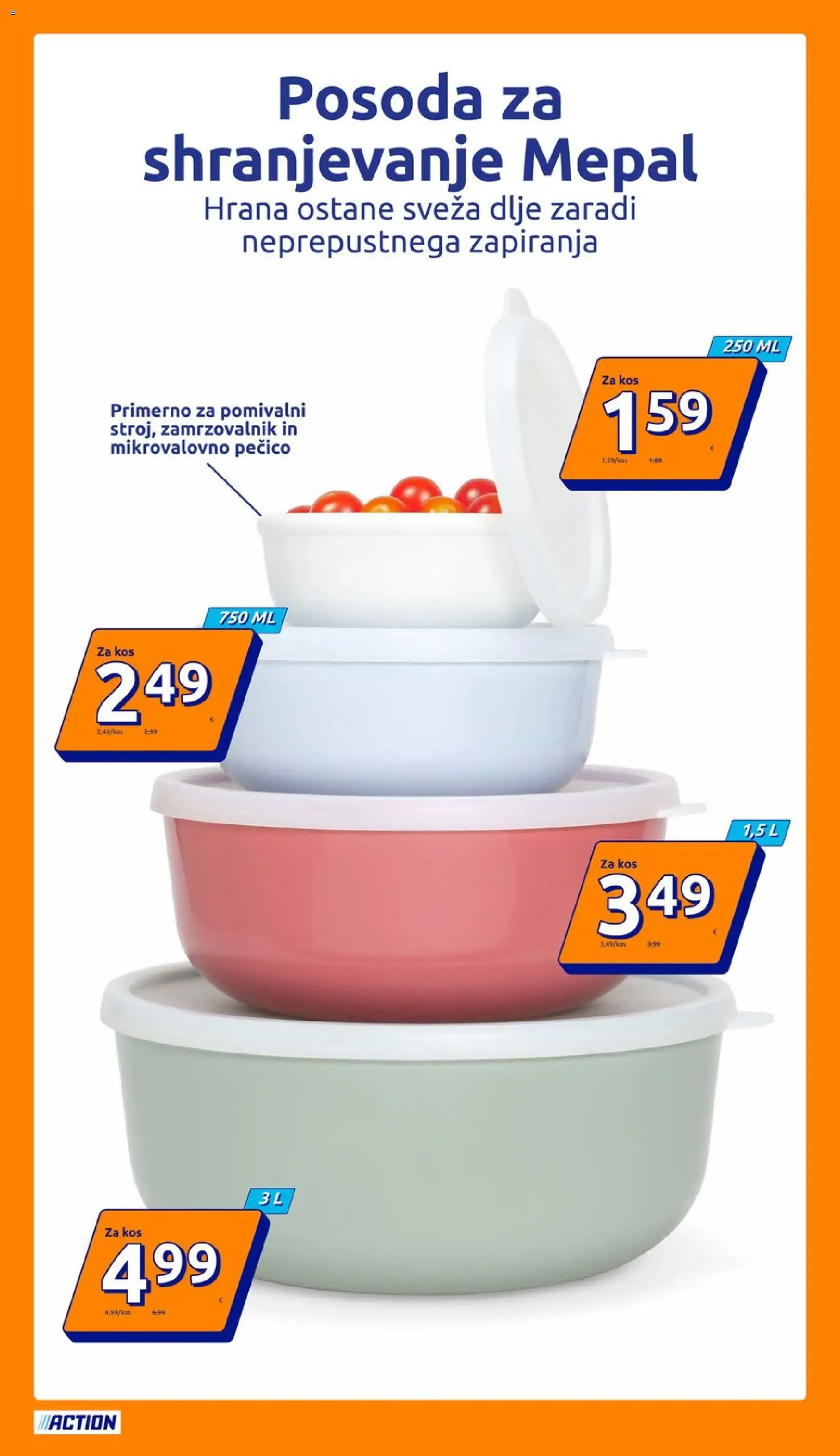 Novi Action katalog ponudbe – veljaven od 07.10.2026 | Stran: 11 | Izdelki: Zamrzovalnik, Kos