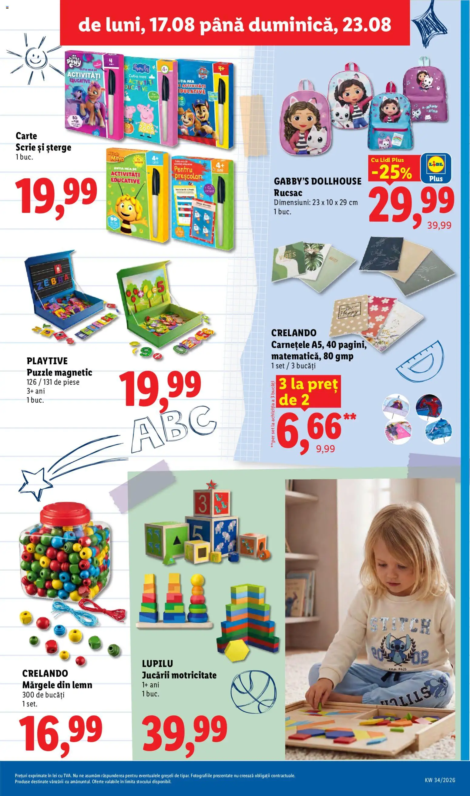 Noul catalog Lidl – valabil de la 17.08.2026 | Pagină: 59 | Produse: Notebook, Cutie, Sport, Rucsac
