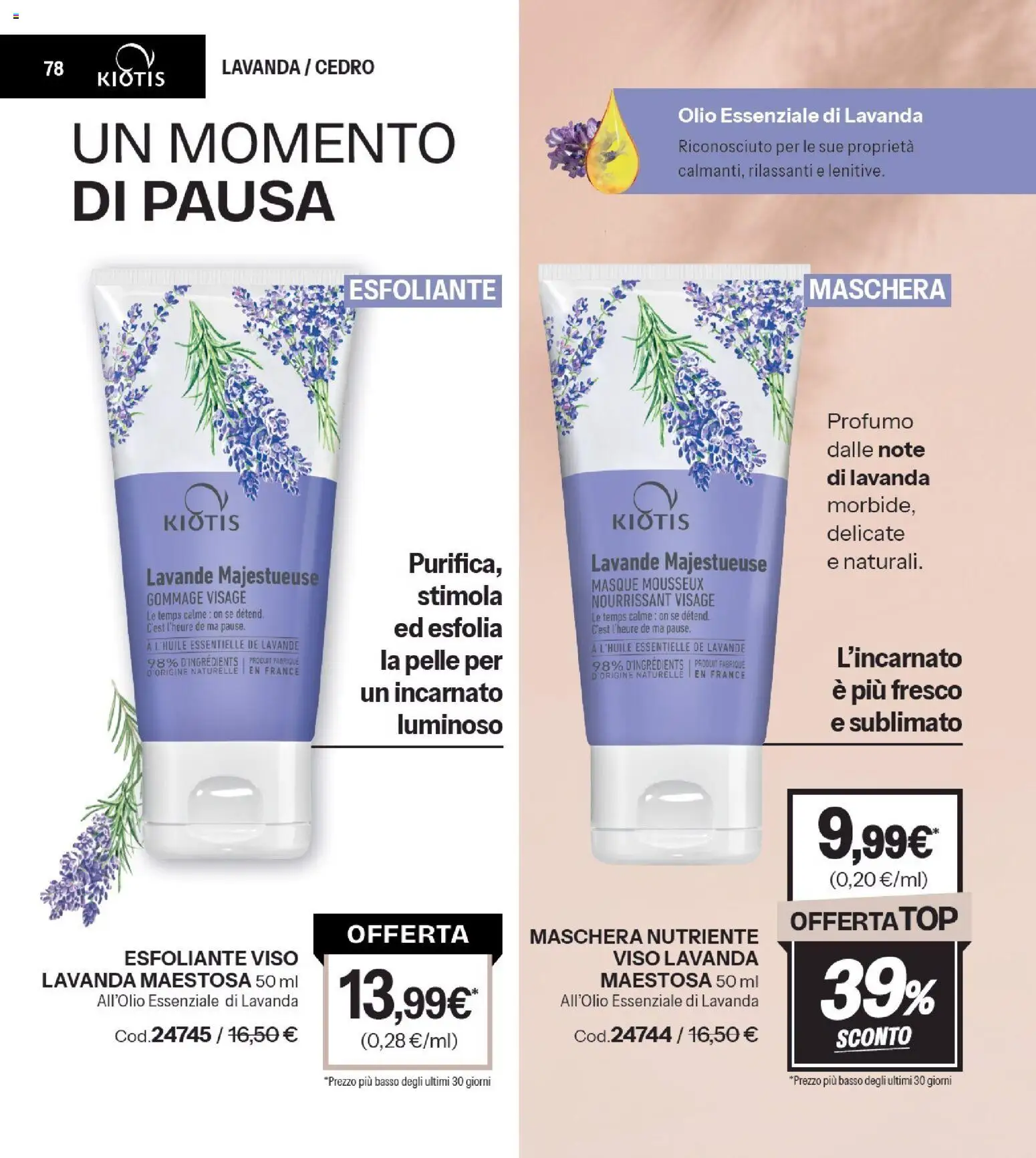 Volantino Stanhome del 14/07/2026 | Pagina: 79 | Prodotti: Maschera, Olio, Lavanda, Profumo