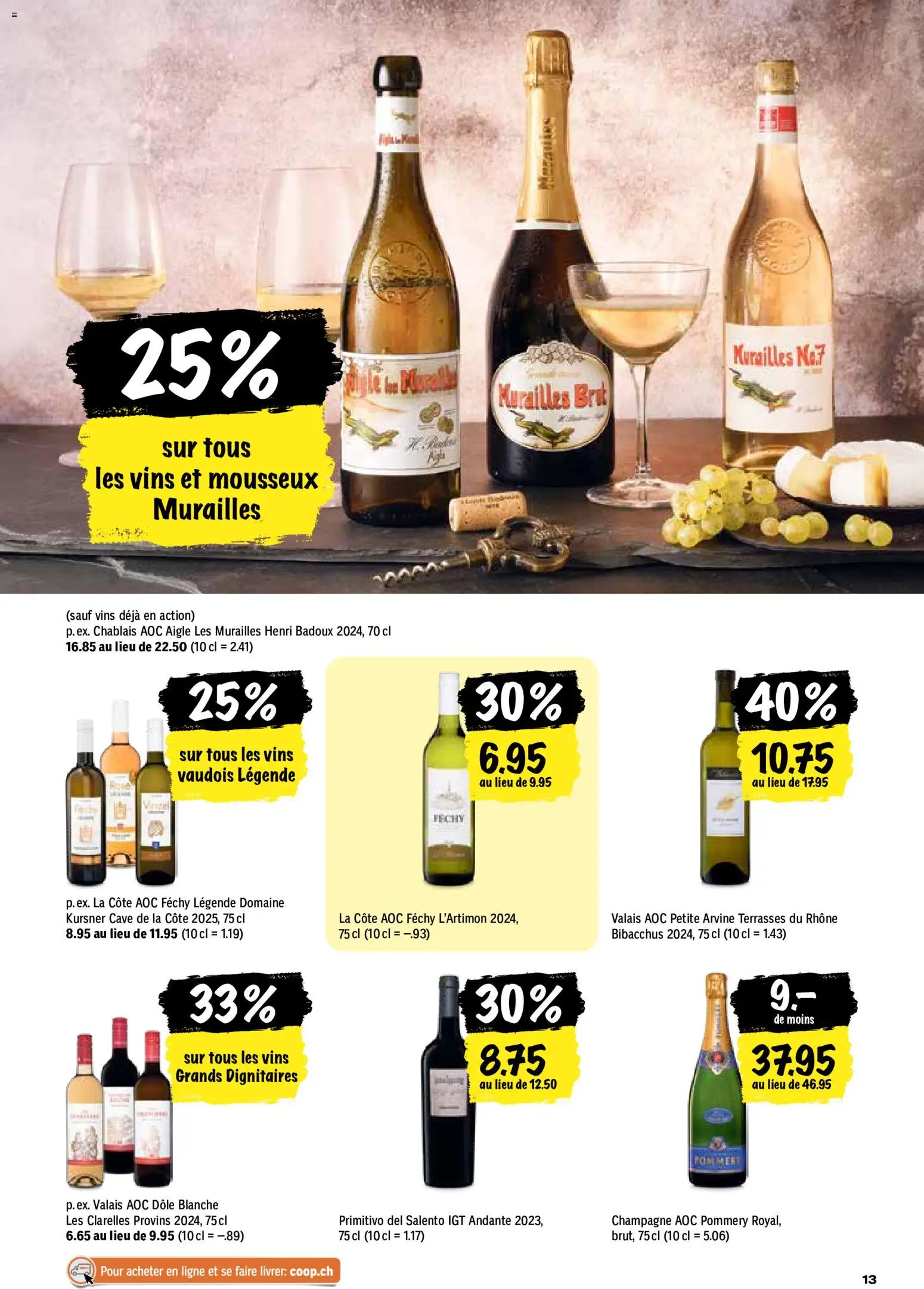 Coop aktionen FR – gültig ab 01.10.2026 | Seite: 13 | Produkte: Brot