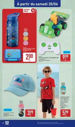 Aldi - Prévisualisation de Aldi catalogue valide à partir de 16.06.2026 | Page: 44 | Produits: Coton, Gourde, Piles, Casquette