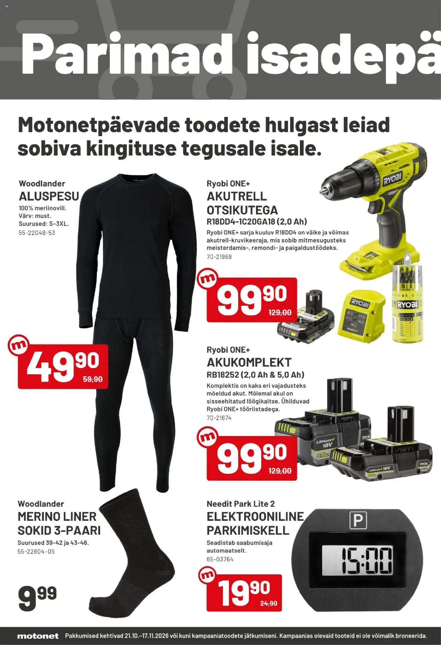 Motonet tarjoukset – voimassa 21/10/2026 alkaen | Sivu: 2 | Tuotteet: Voi