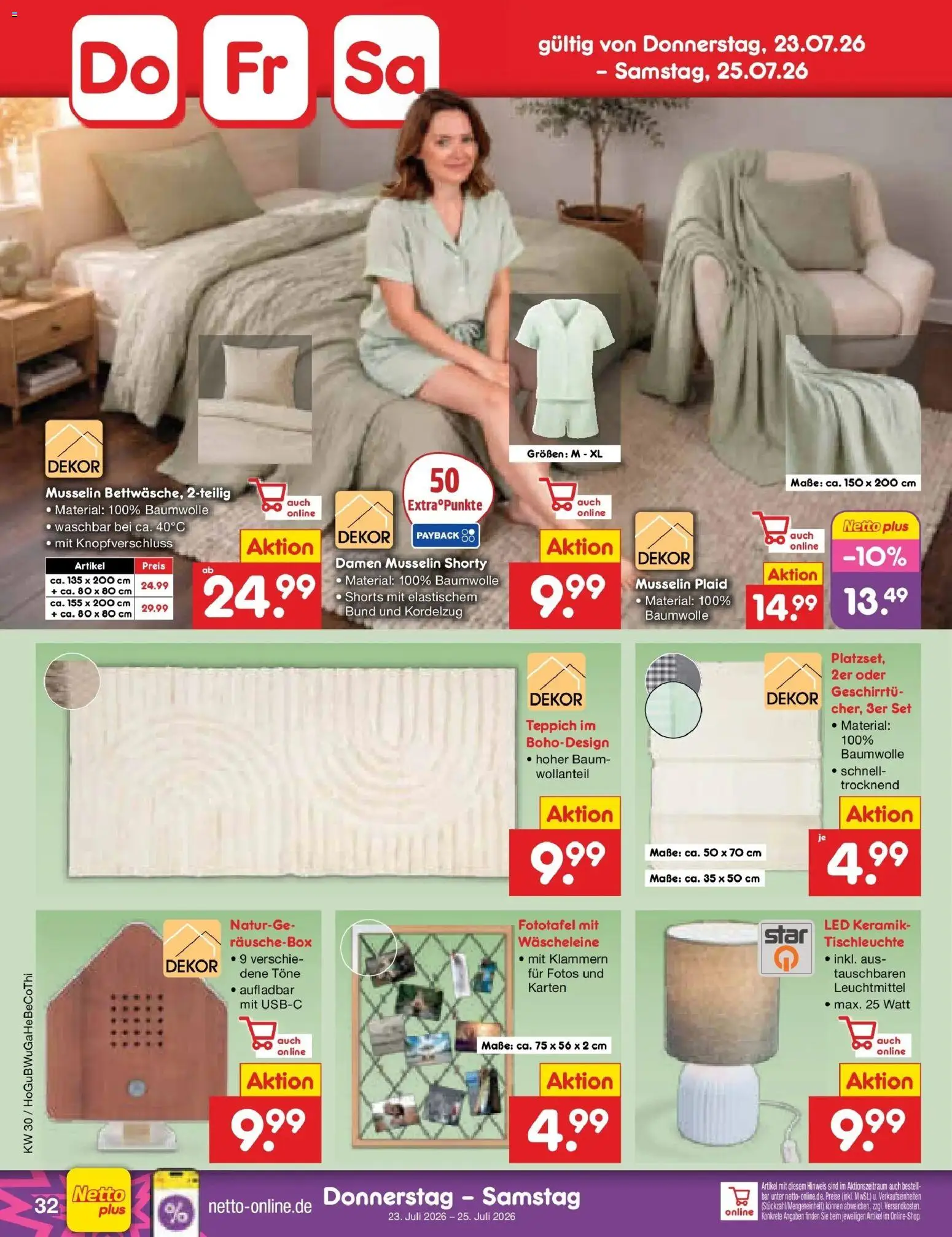 Netto Marken-Discount Prospekt Augustusburg – gültig ab 20.07.2026 | Seite: 52 | Produkte: Teppich