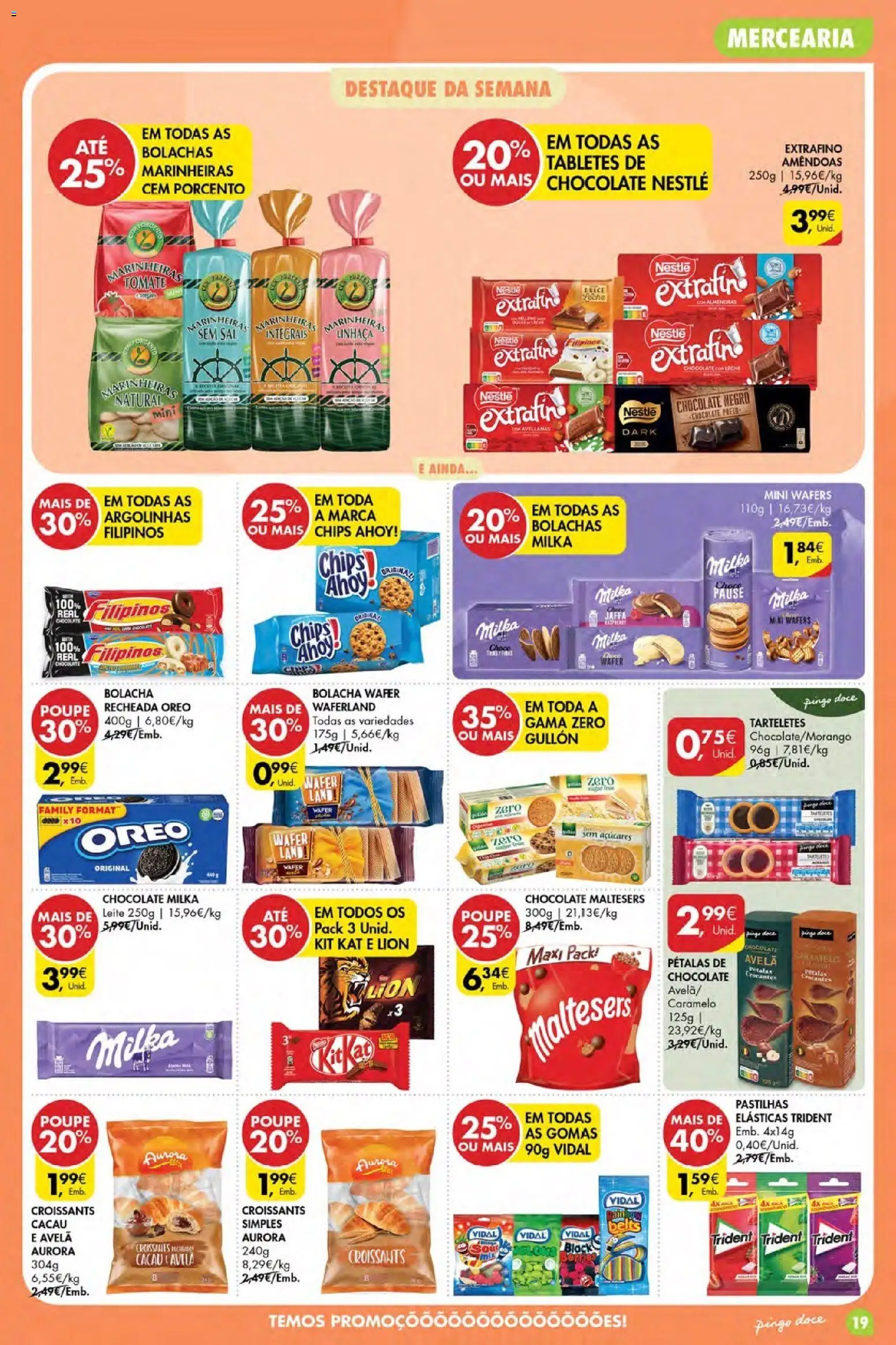 Pingo Doce Poupe Esta Semana Madeira │ válido de 11.06.2026 | Página: 19 | Produtos: Bolachas milka, Bolachas, Sal, Chocolate