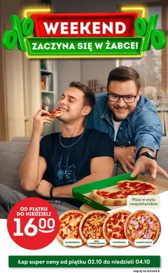 Pogląd oferty "Żabka gazetka - Weekendowe promocje" - ważna od 02.10.2026