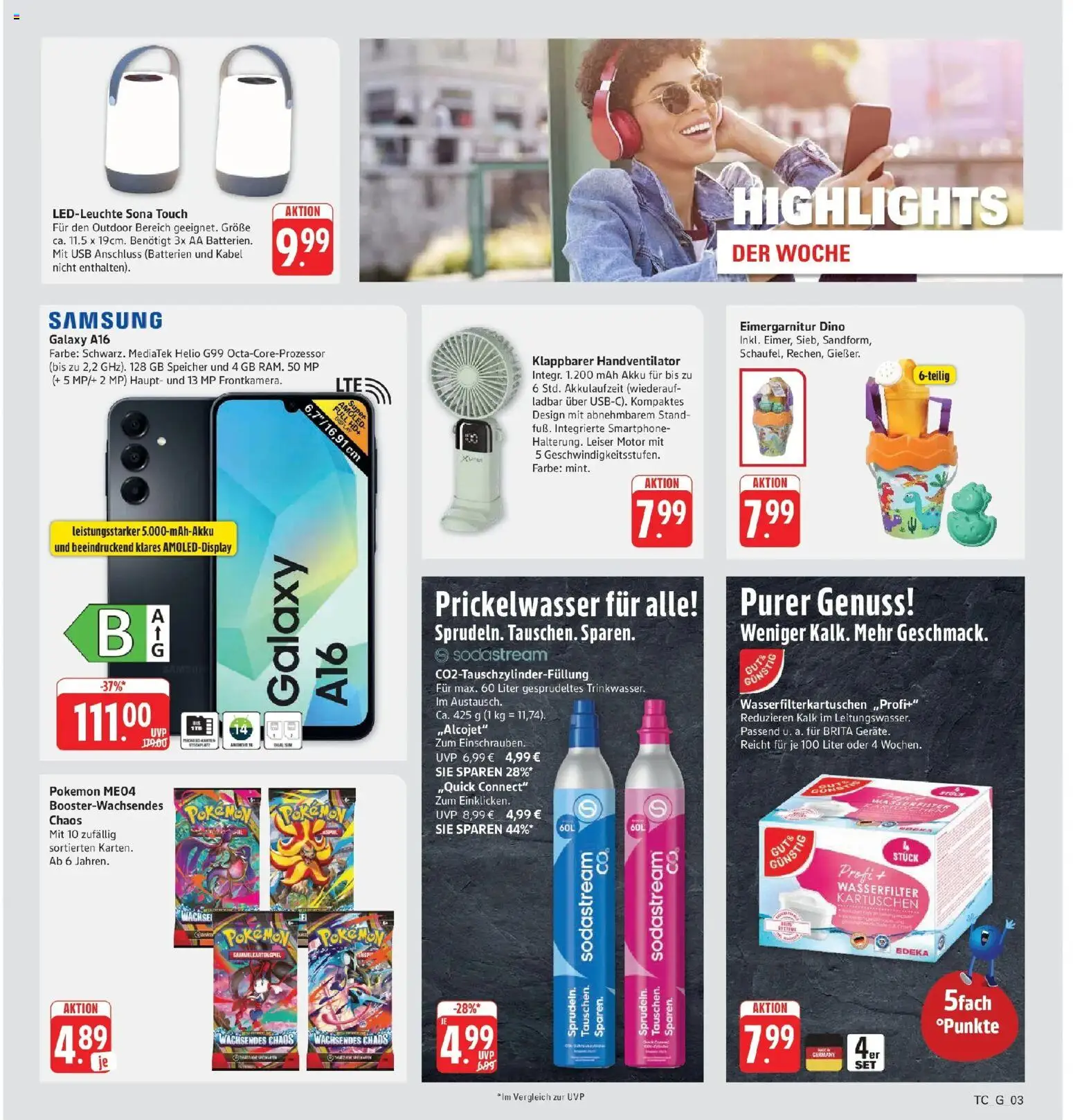 Marktkauf Prospekt Kirchheim – gültig ab 27.07.2026 | Seite: 35 | Produkte: Batterien, Samsung, Smartphone, Sodastream