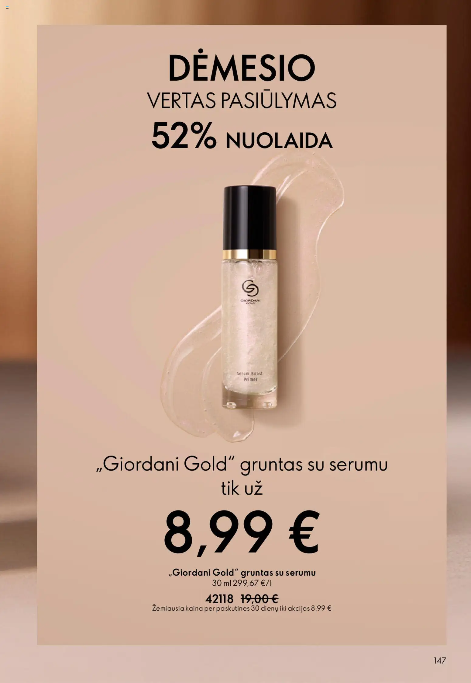 Oriflame akcijos nuo 22.04.2026 | Puslapis: 147