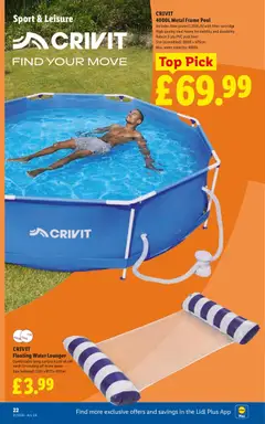 Preview of Lidl - Weekly valid from 21.05.2026 | Page: 26 | Products: Lounger