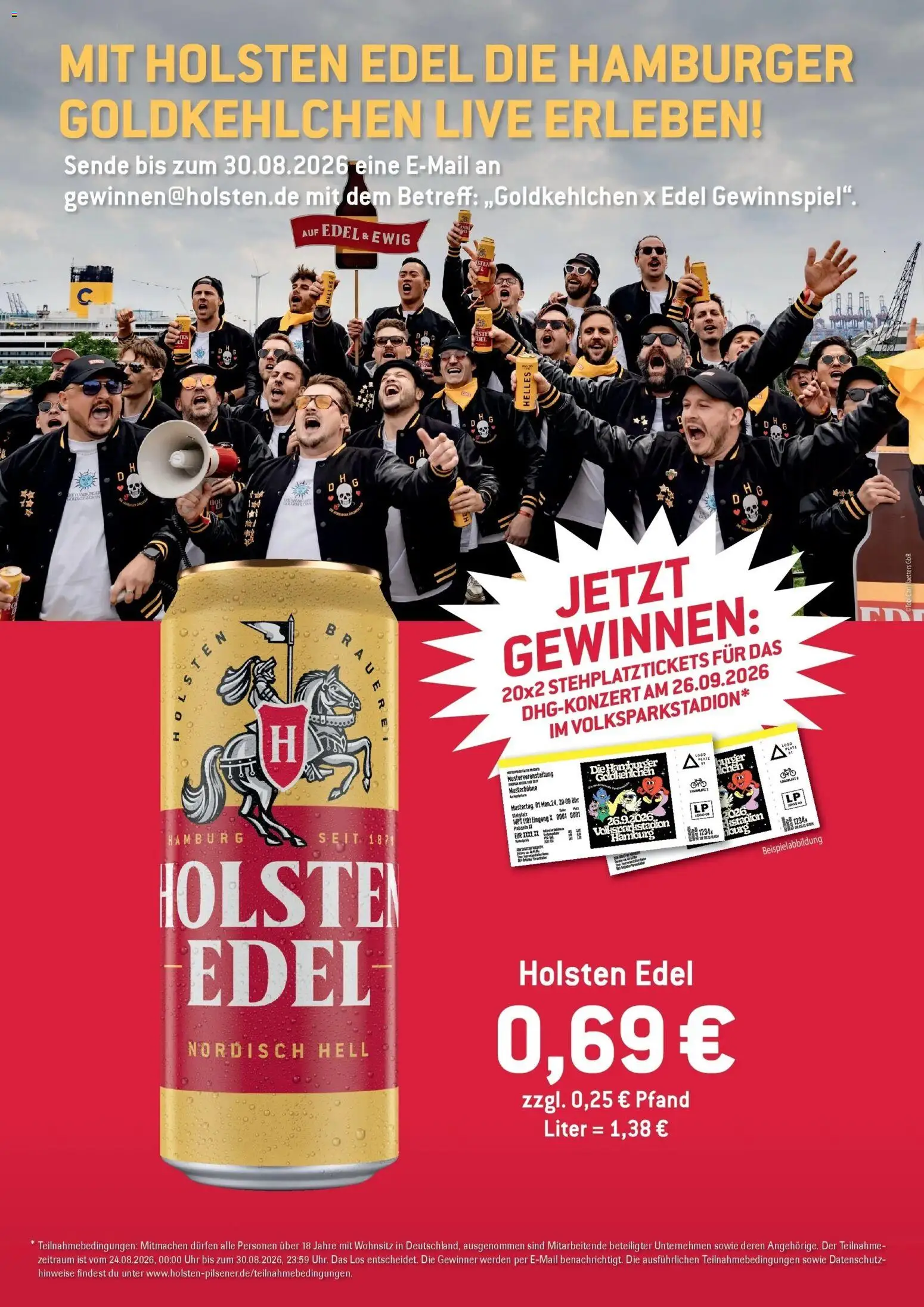Edeka Prospekt Ratzeburg (ab 24.08.2026) » Angebote Online | Seite: 28 | Produkte: Holsten edel, Burger, Holsten, Uhr