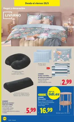Vista previa Lidl folleto de bazar válido desde el 25.05.2026 | Página: 30 | Productos: Funda, Marco, Mesa auxiliar, Almohada